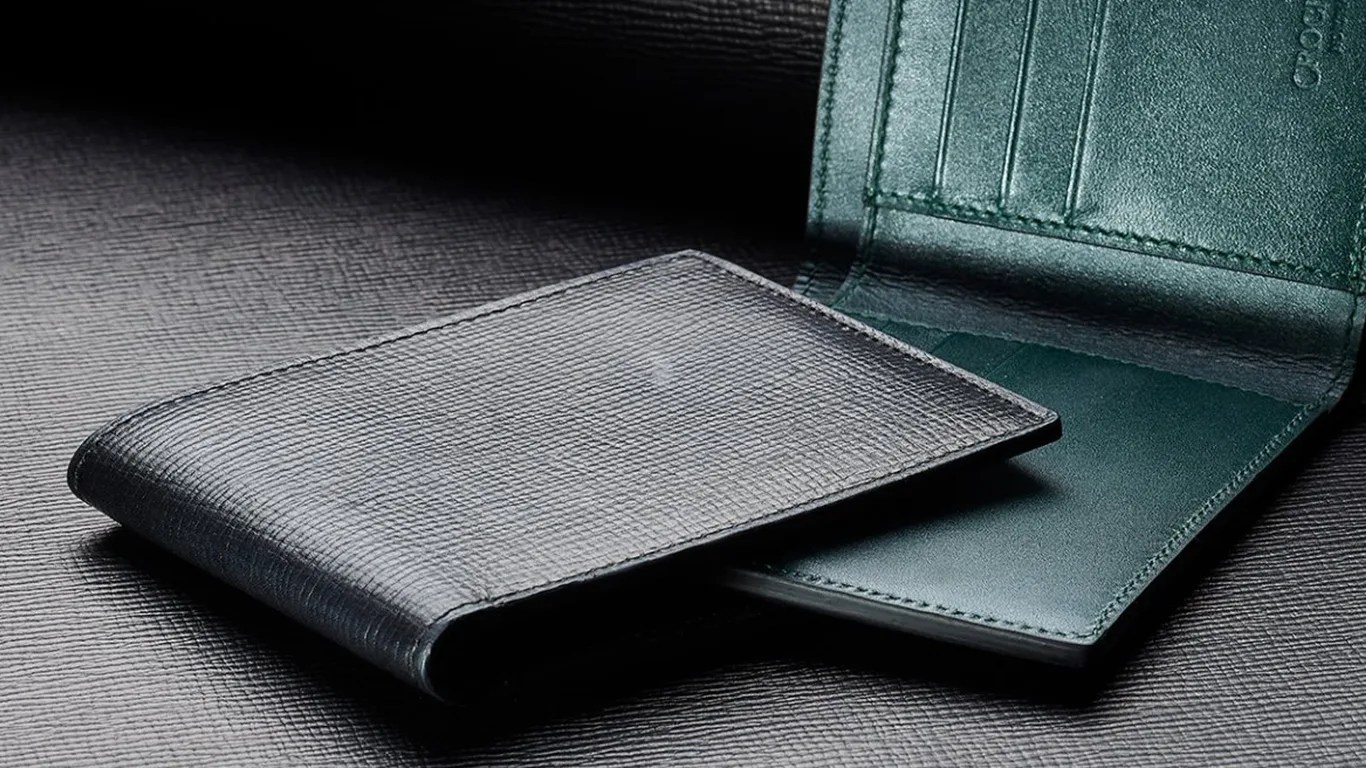 two leather wallets from crockett and jones