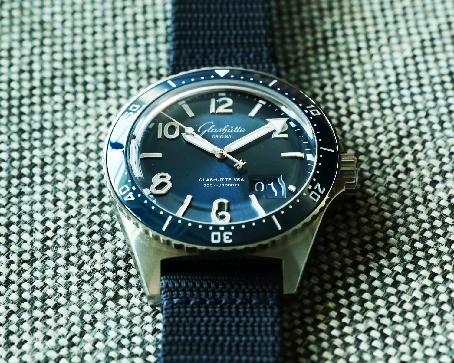 a glashutte original dive watch