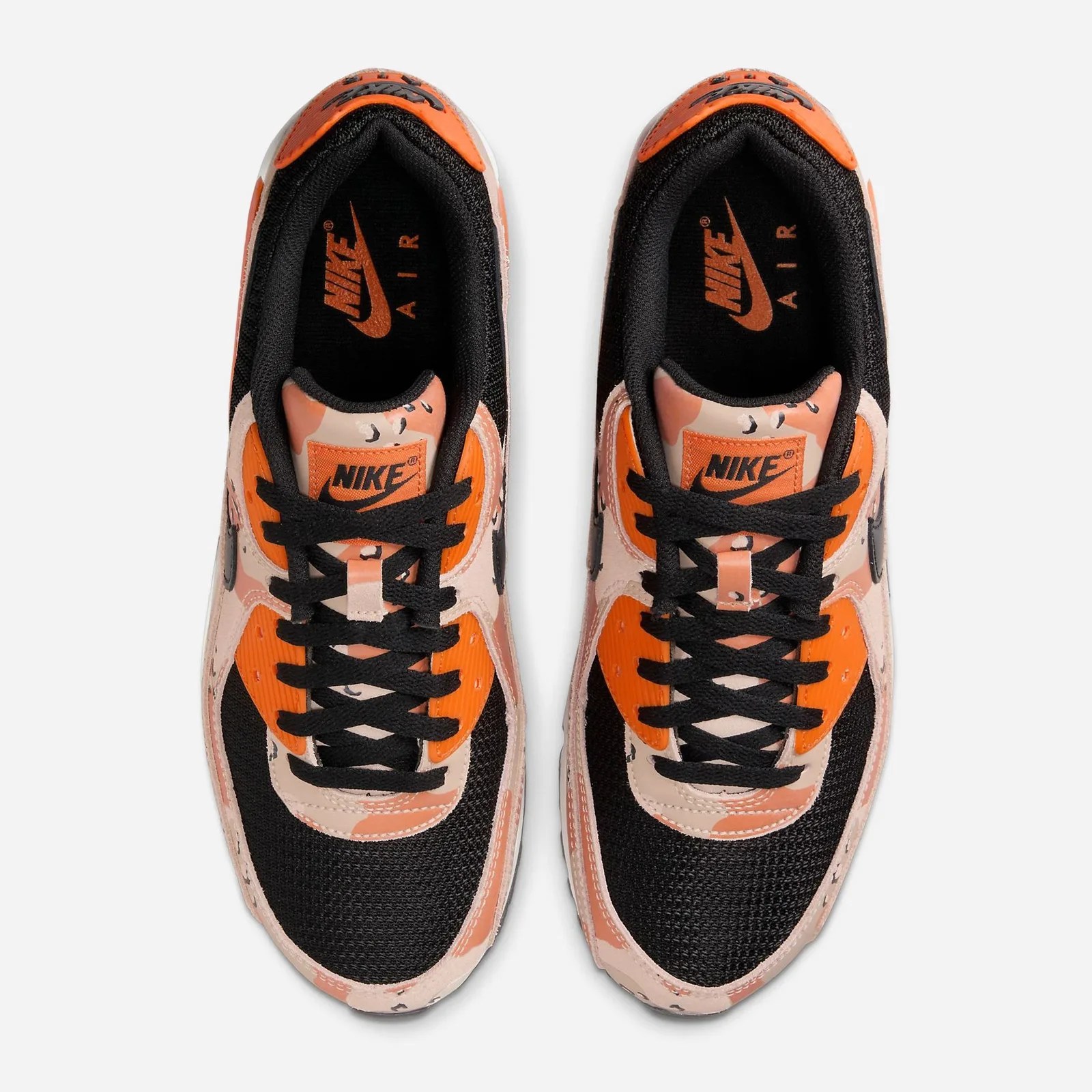 Nike Air Max 90 Camo Pack in bright orange and pink