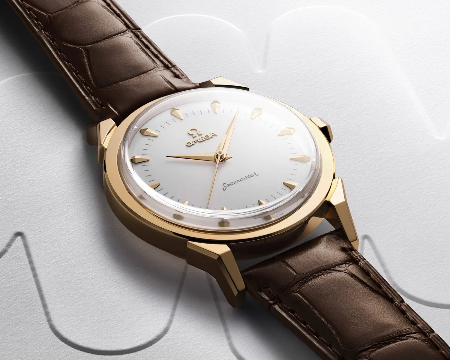 an Omega dress watch