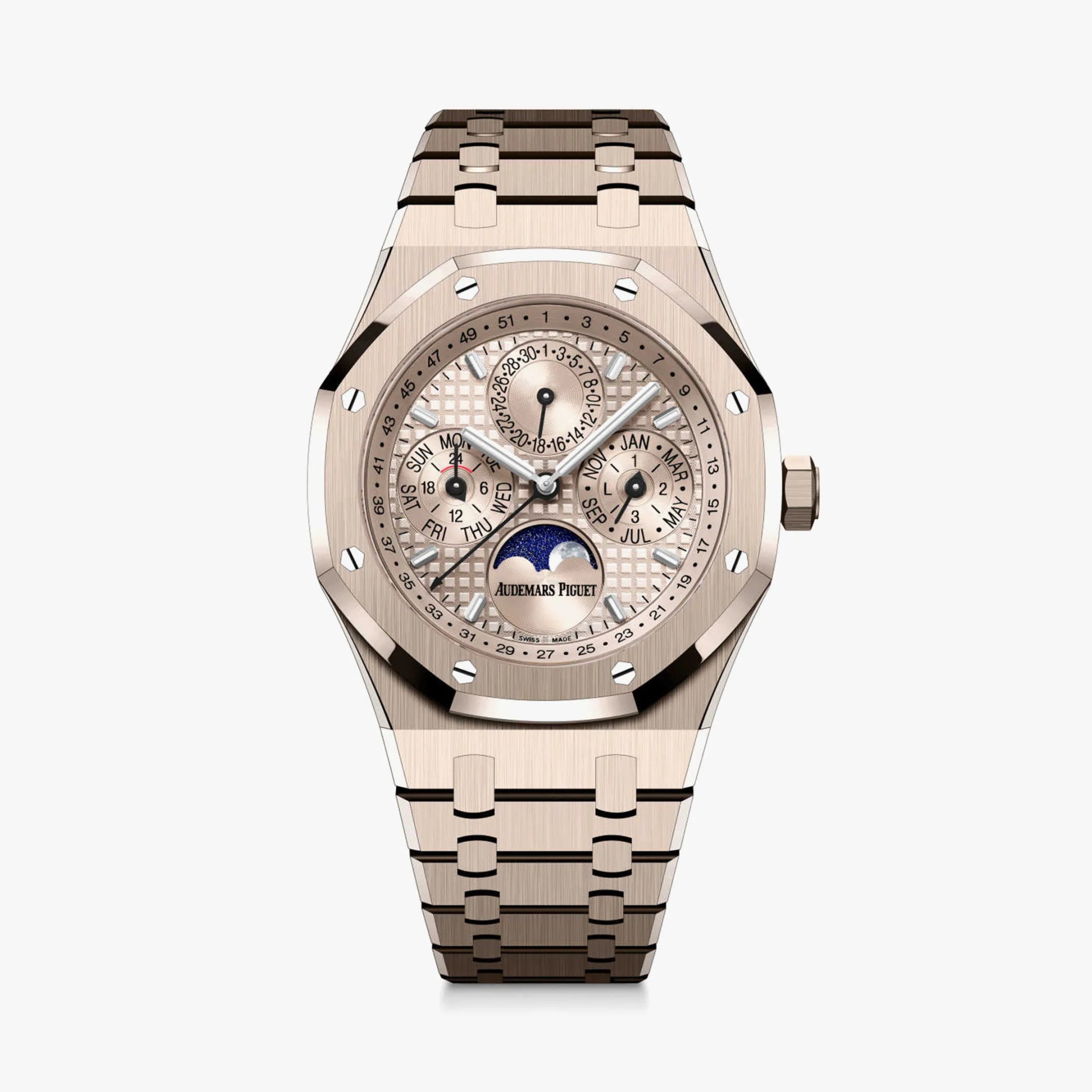 a rose gold Audemars Piguet perpetual calendar watch