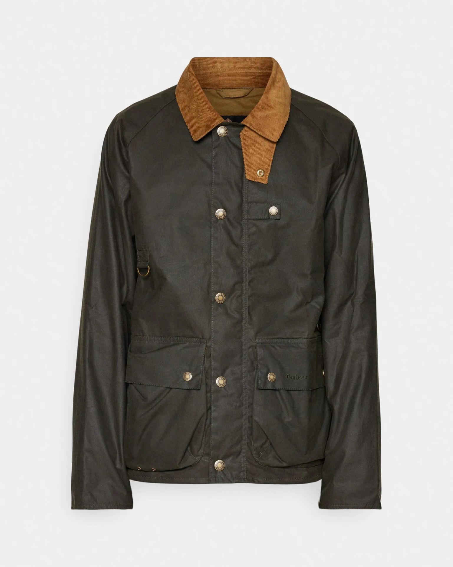 a green barbour jacket