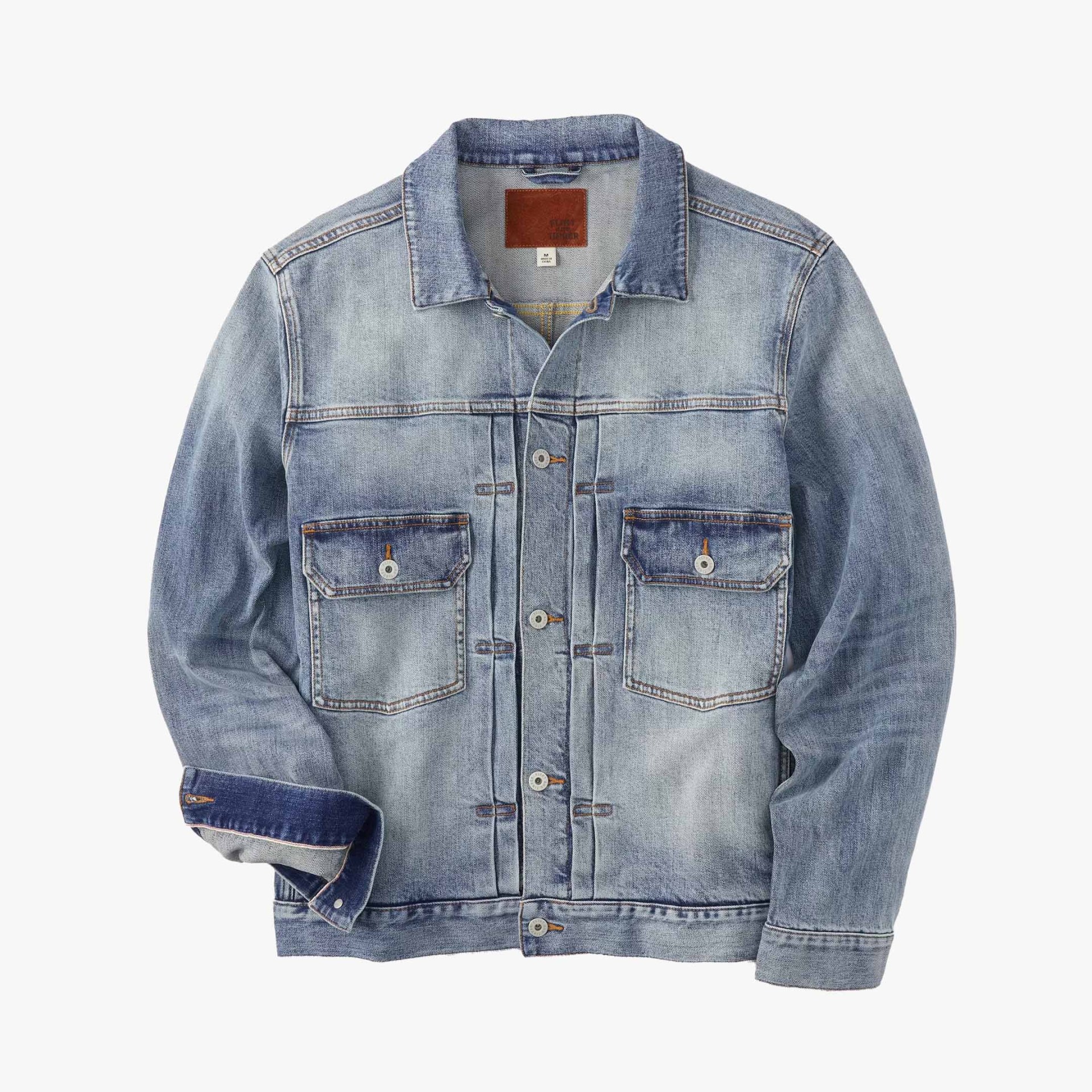 a type 2 denim jacket from Flint and Tinder