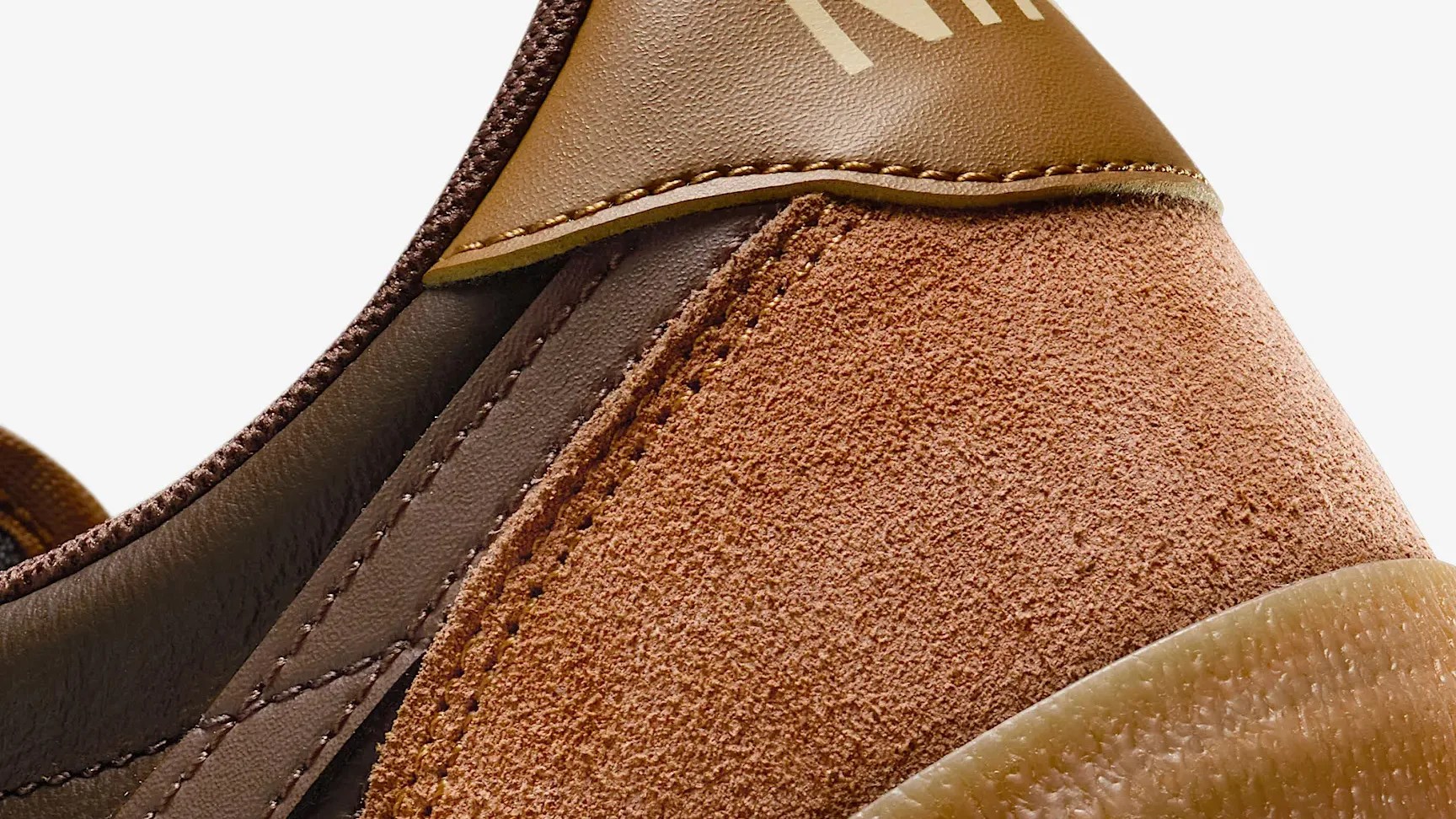 brown nike shoe
