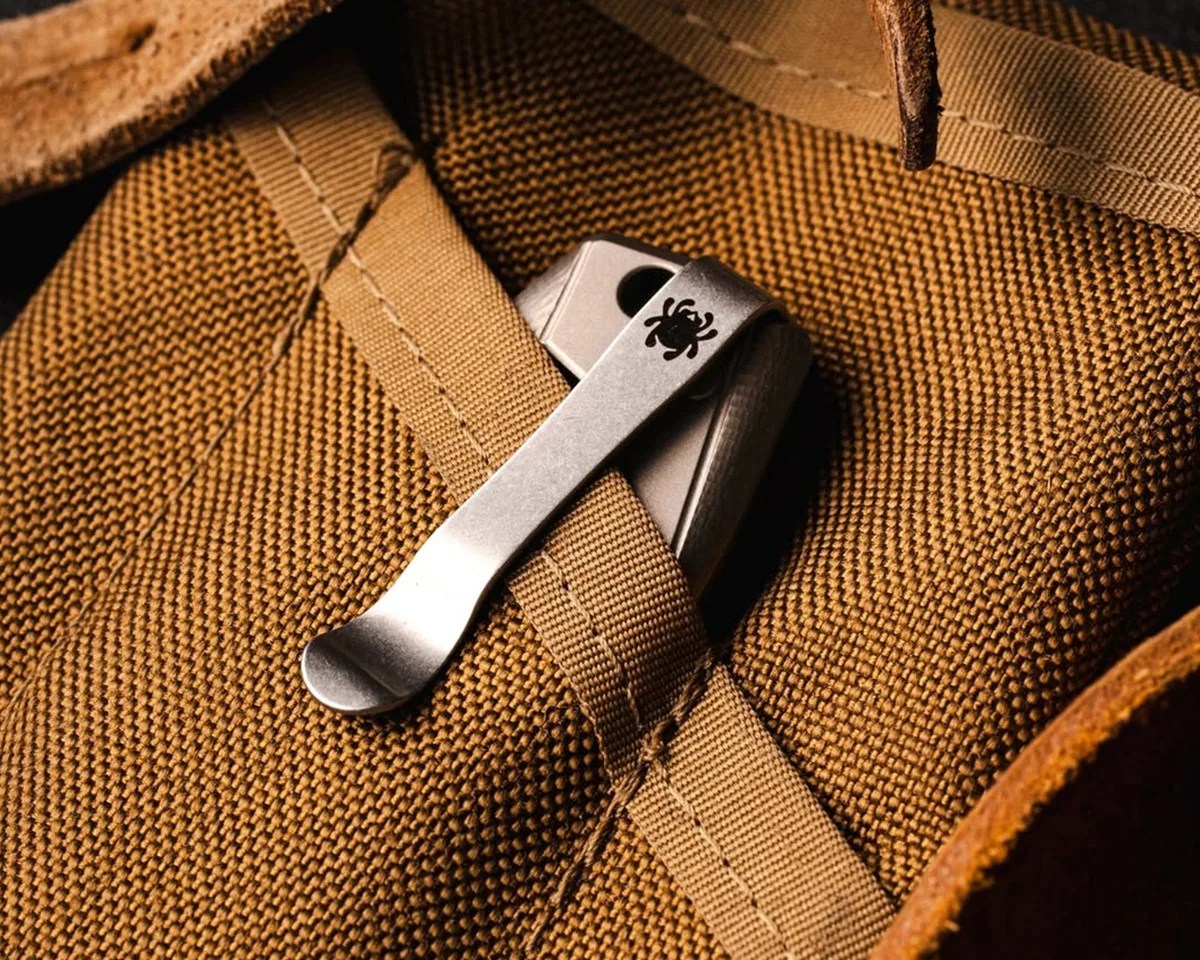 Spyderco SpyNano Flash Batch knife in nylon pocket
