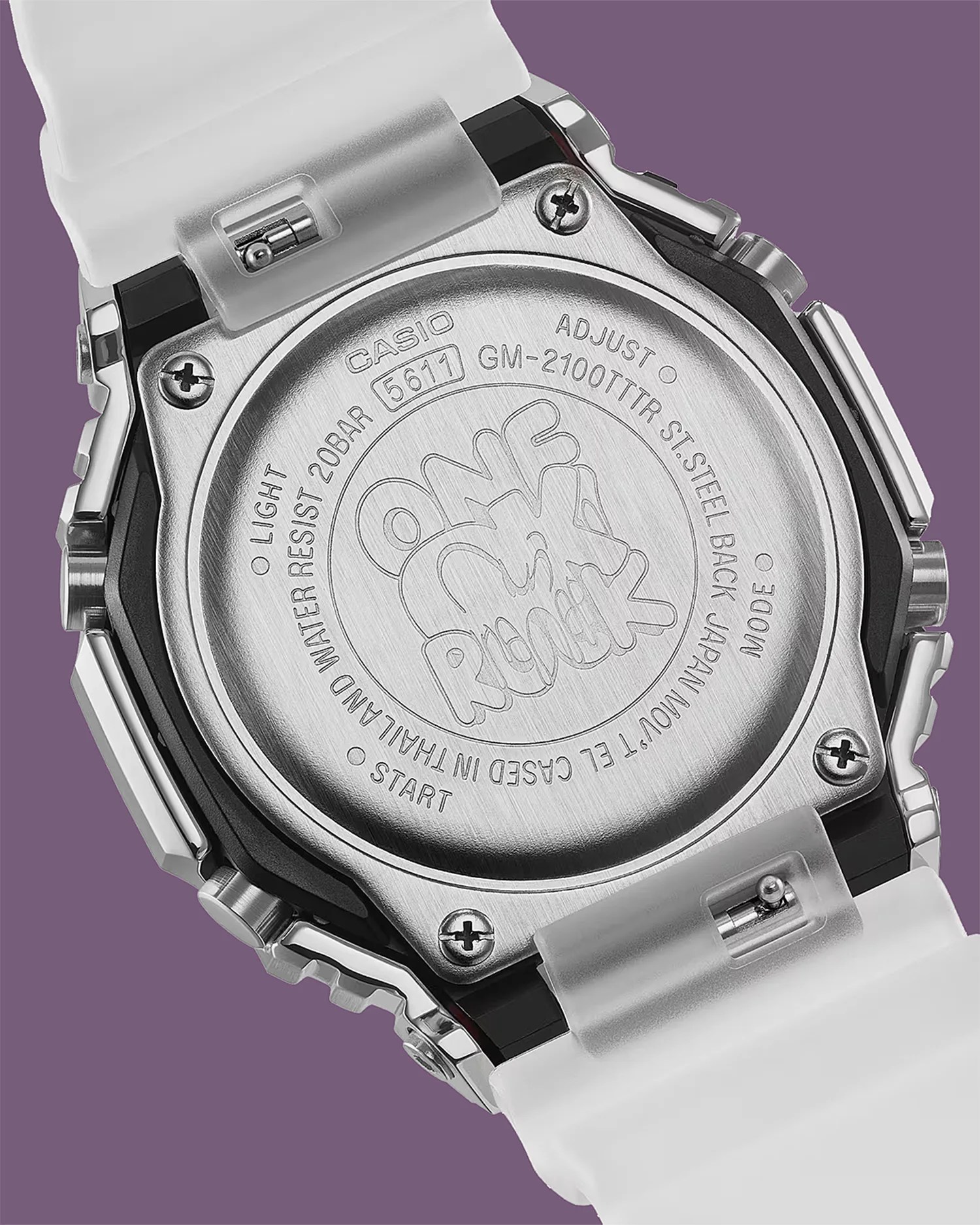 the case back of a Casio G-shock watch