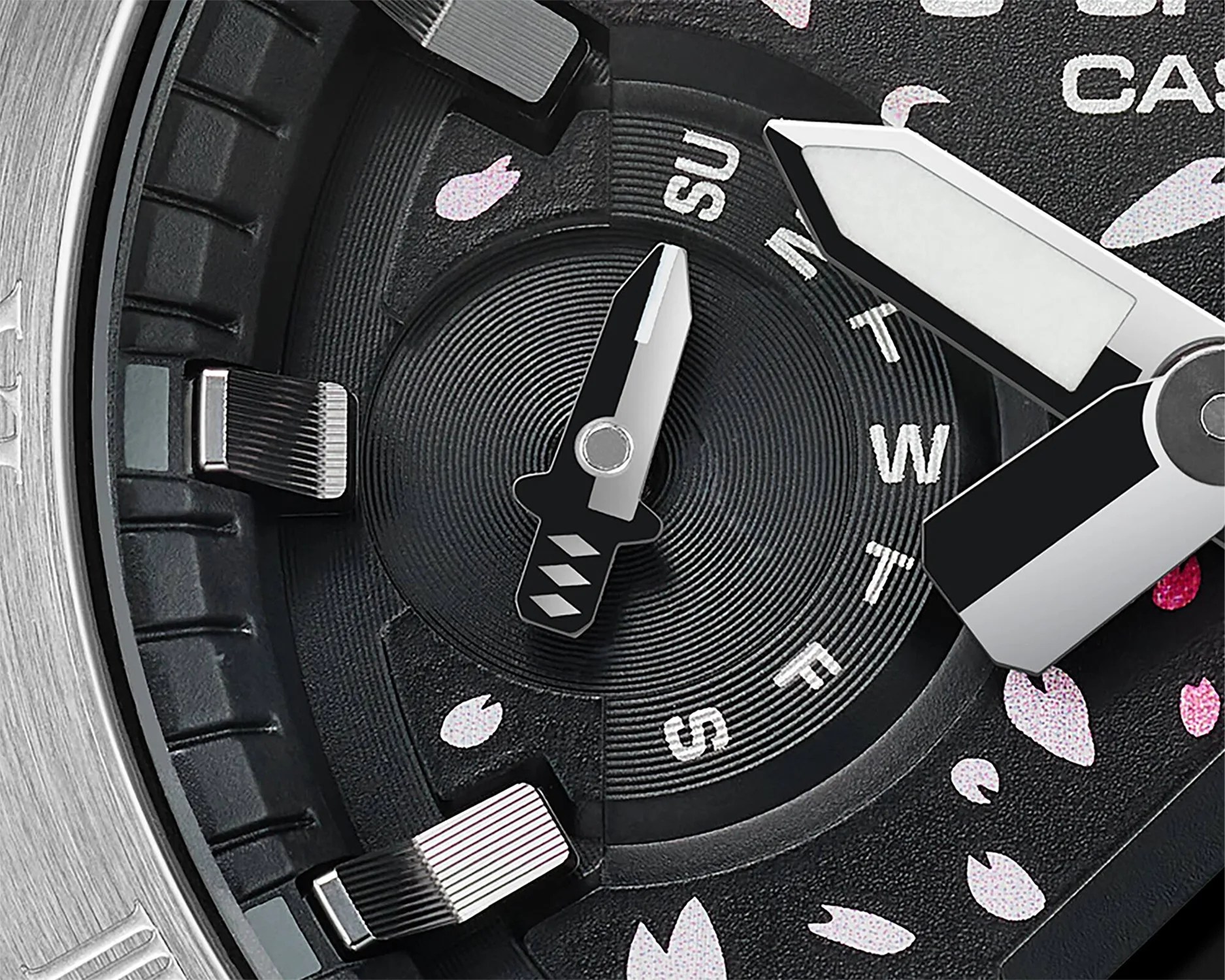 the swod hand sub-dial of a G-Shock watch