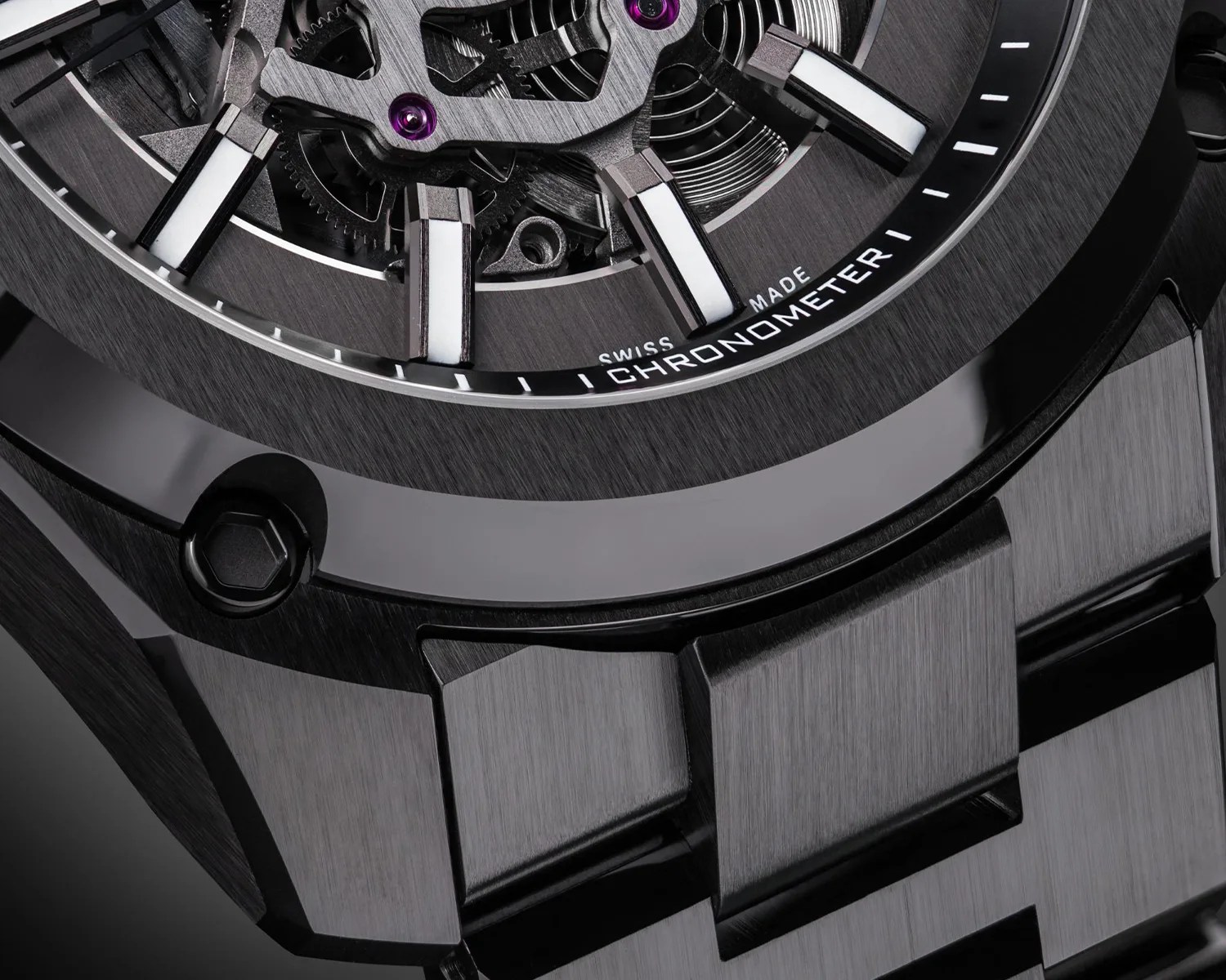 a closeup of a formex ceramic watch