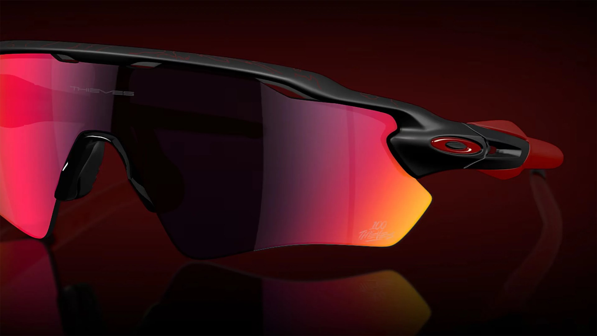 red oakley sunglasses