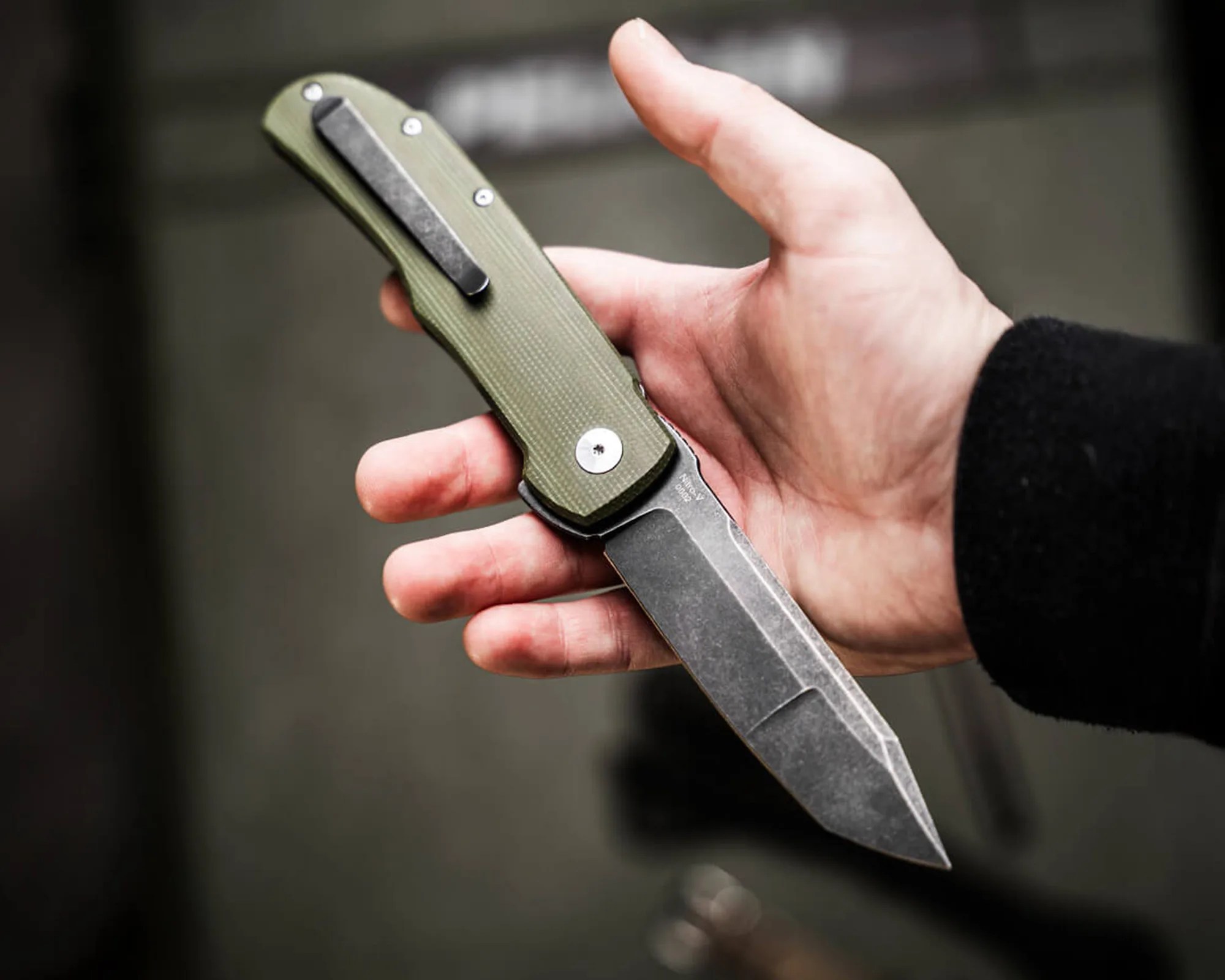 Böker Plus Tac-Master knife in hand