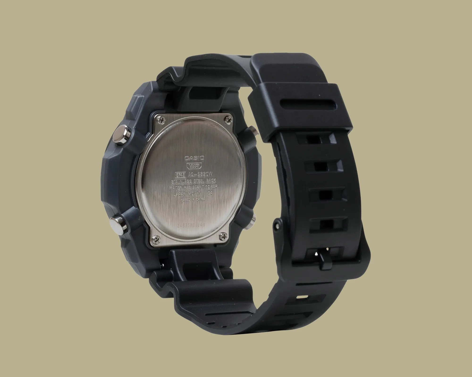 Casio AQ-S820W Watch back