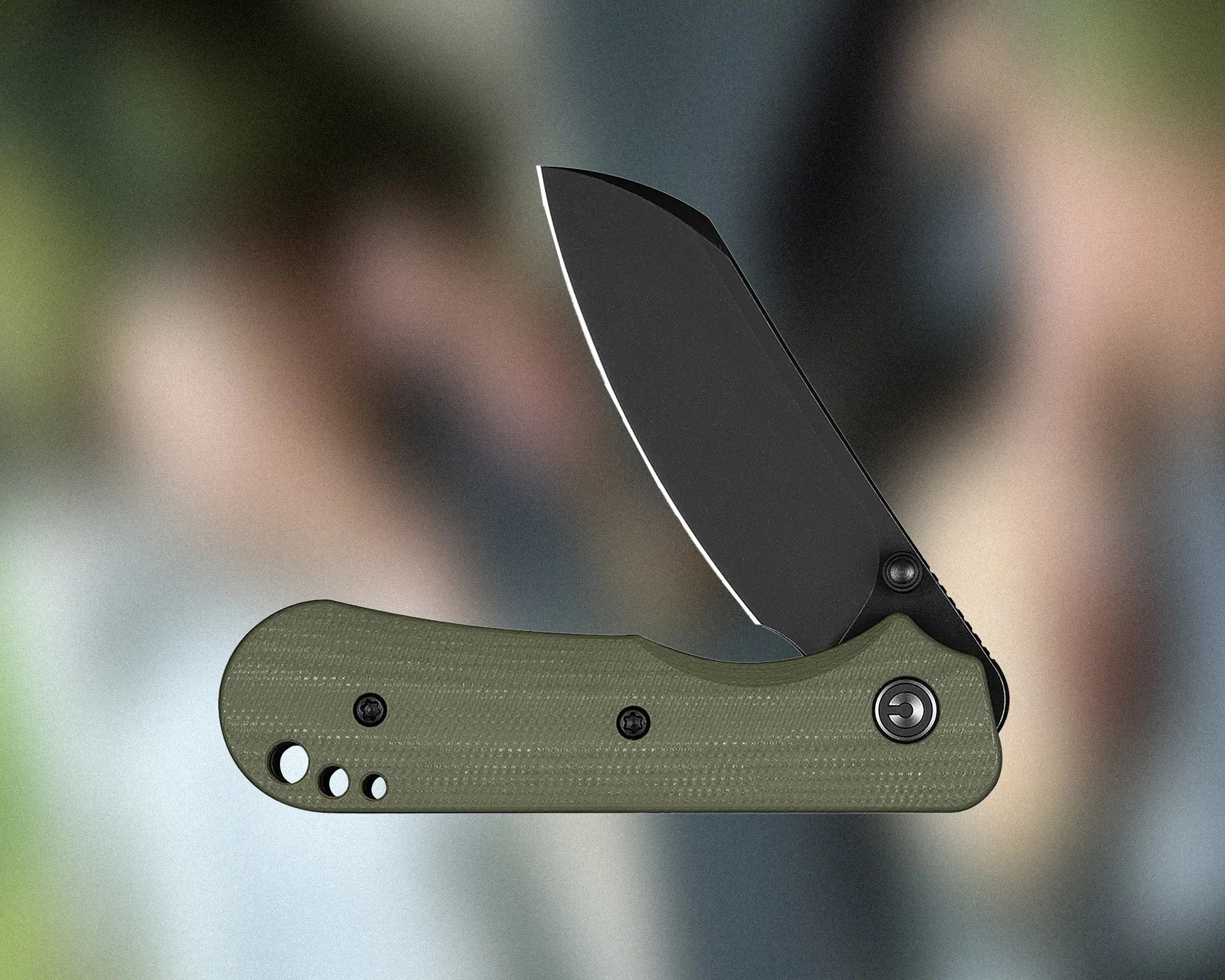 Civivi Crabby knife half open