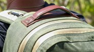 GoRuck Bullet Ruck Heritage Waxed Canvas Backpack closeup
