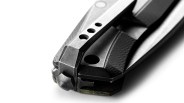 LionSteel Myto MagnaCut knife closeup on gray background