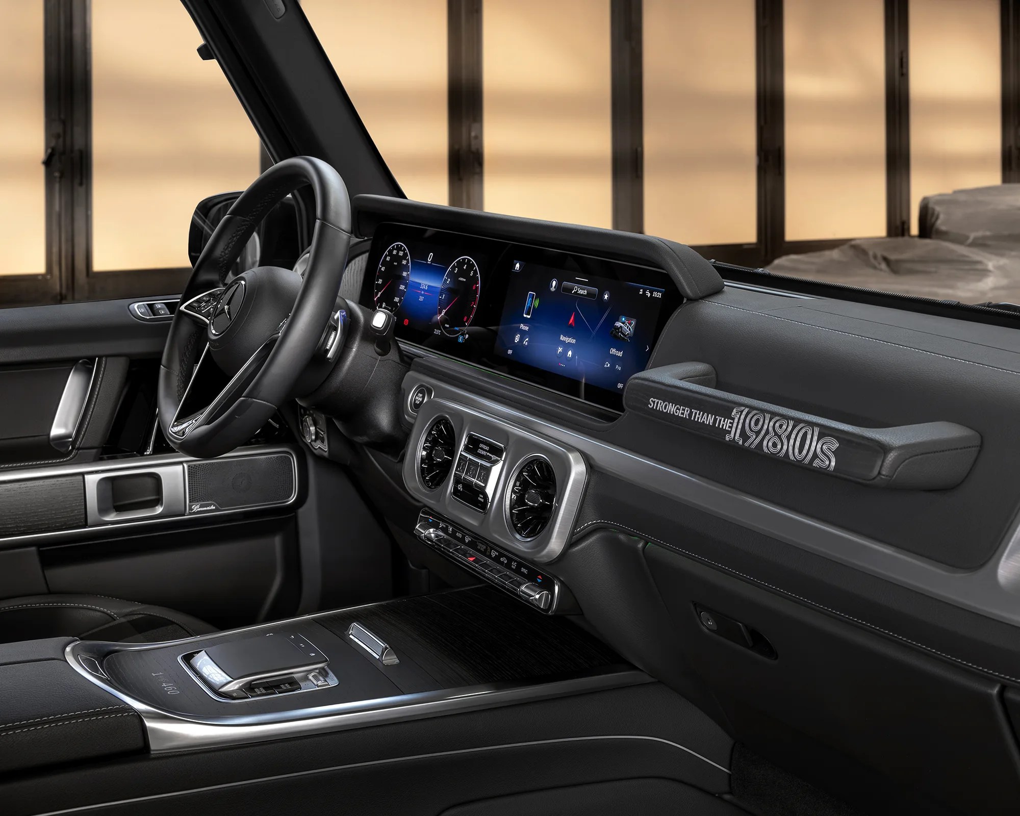 Mercedes Benz G Class Edition Stronger Than The 1980s interior