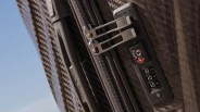 Closeup of Tumi 19 Degree Lite Luggage lock
