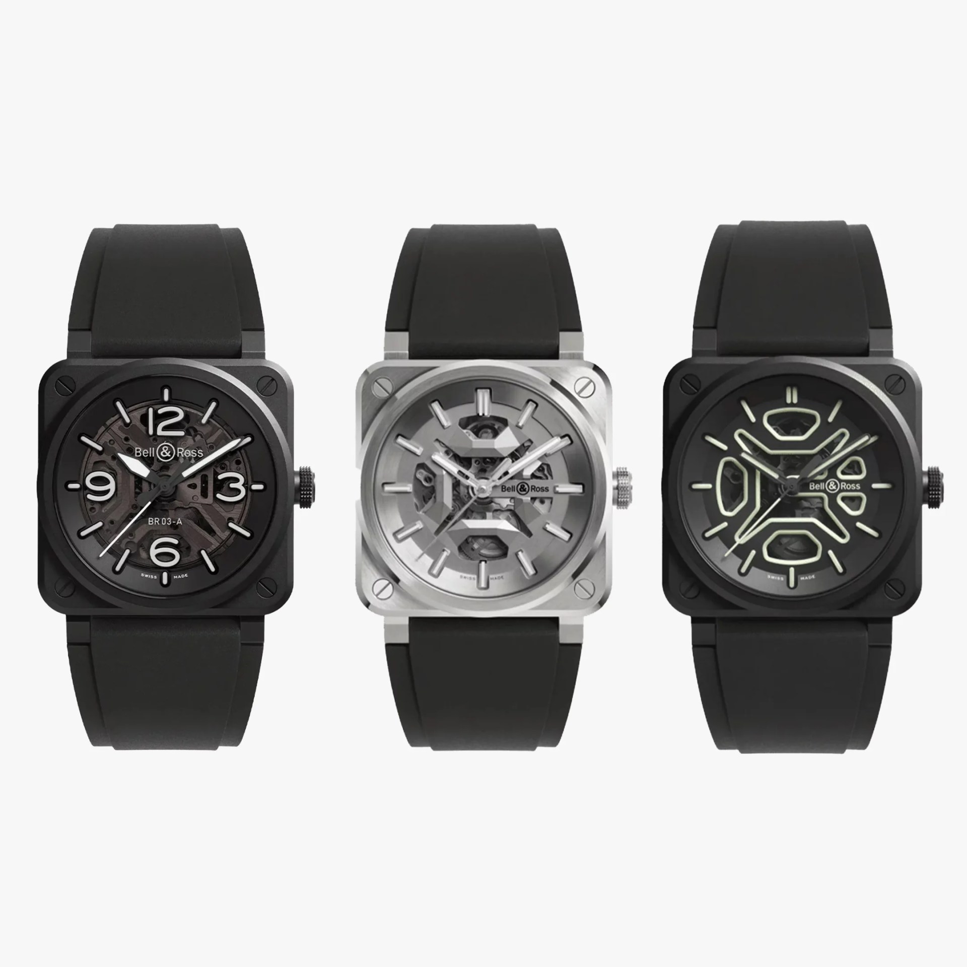 bell & ross br-03 skeleton collection