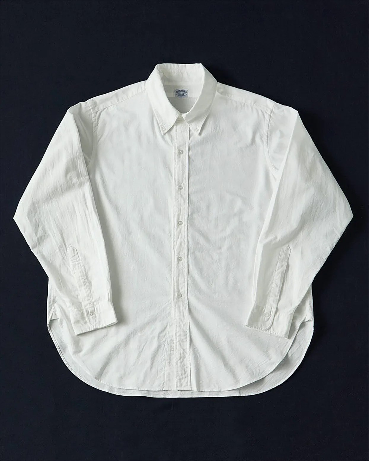 a white oxford shirt