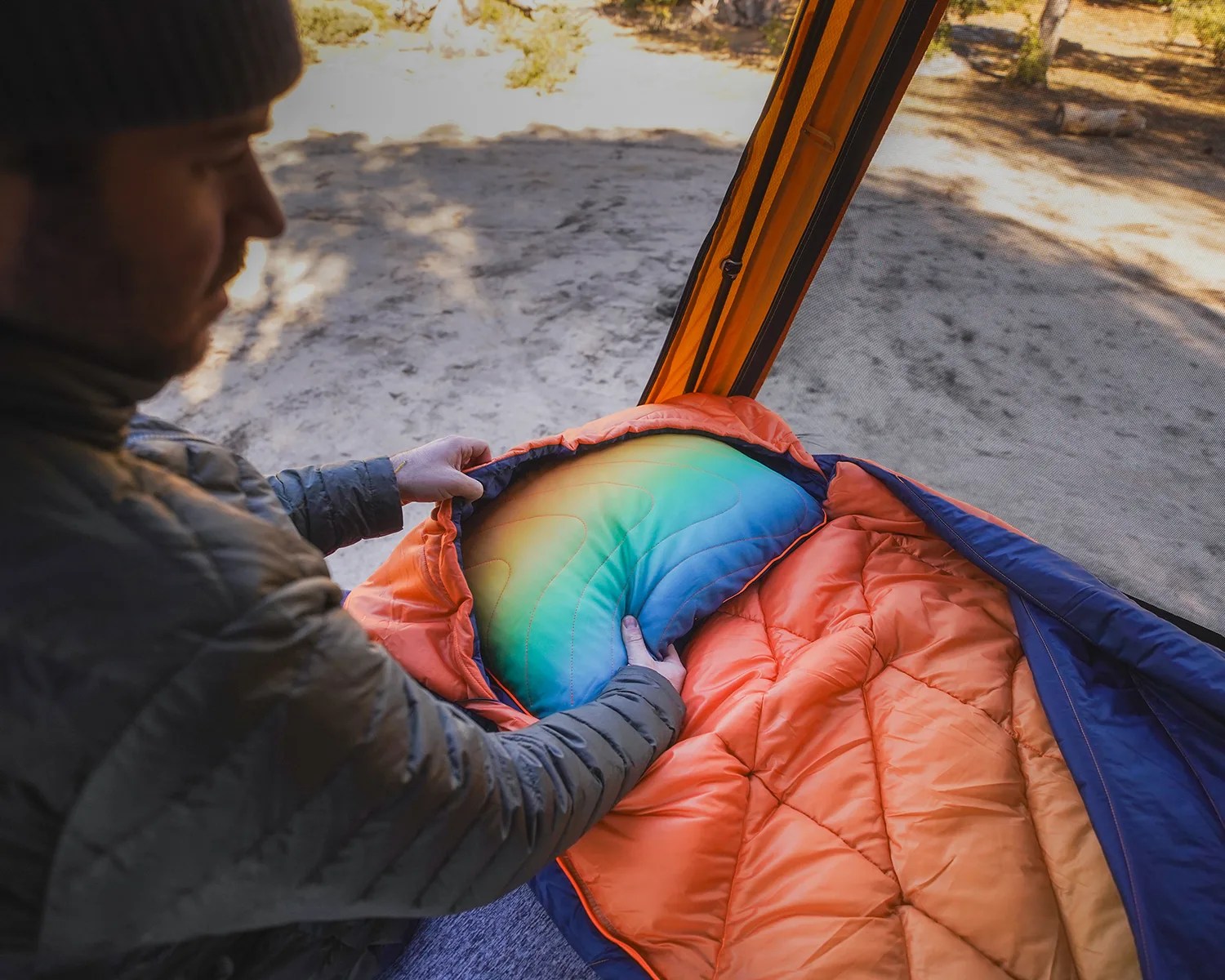 rumpl wrap sack pillow