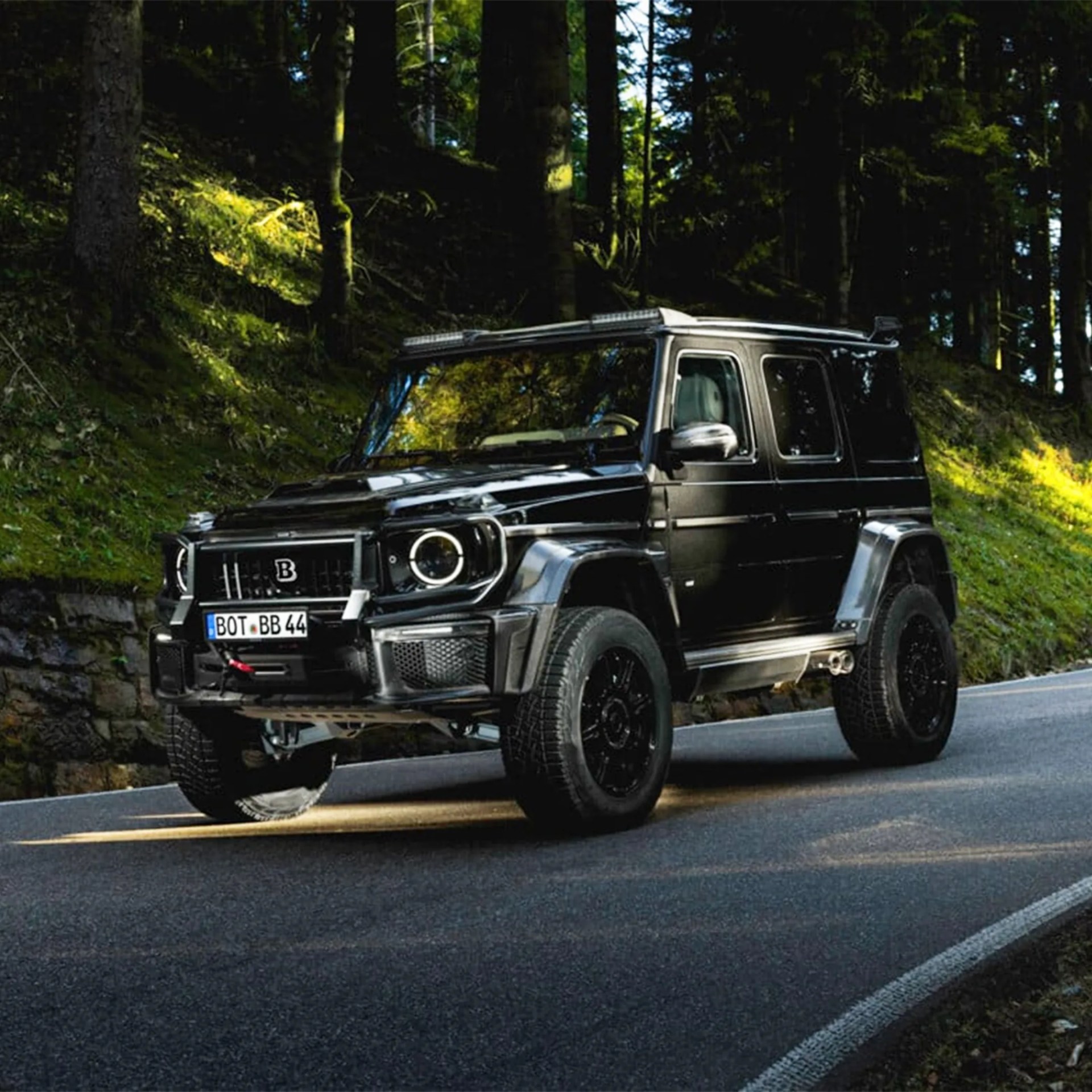 Brabus XL 800 on forest road