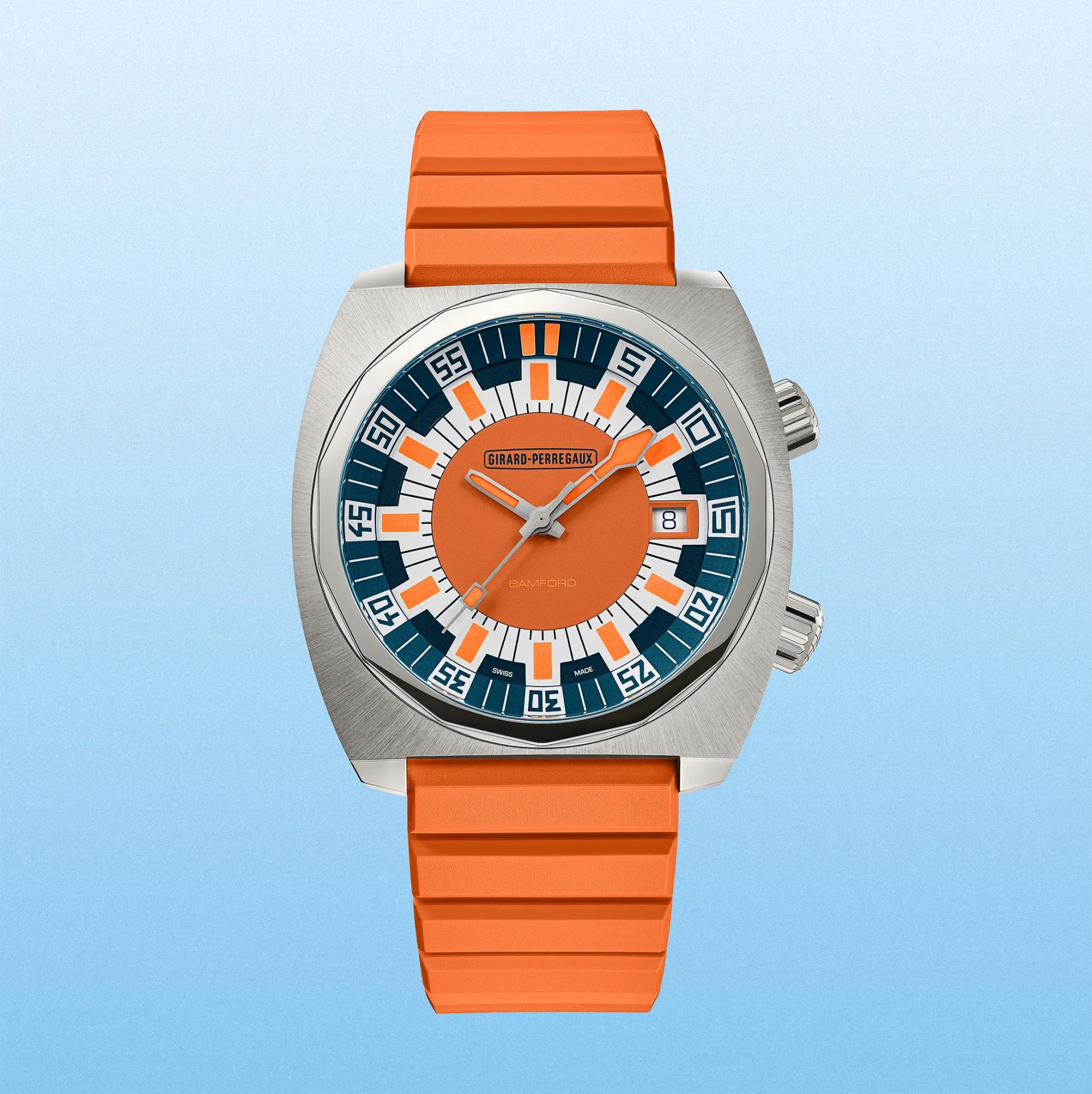 an bold Girard Perregaux dive watch