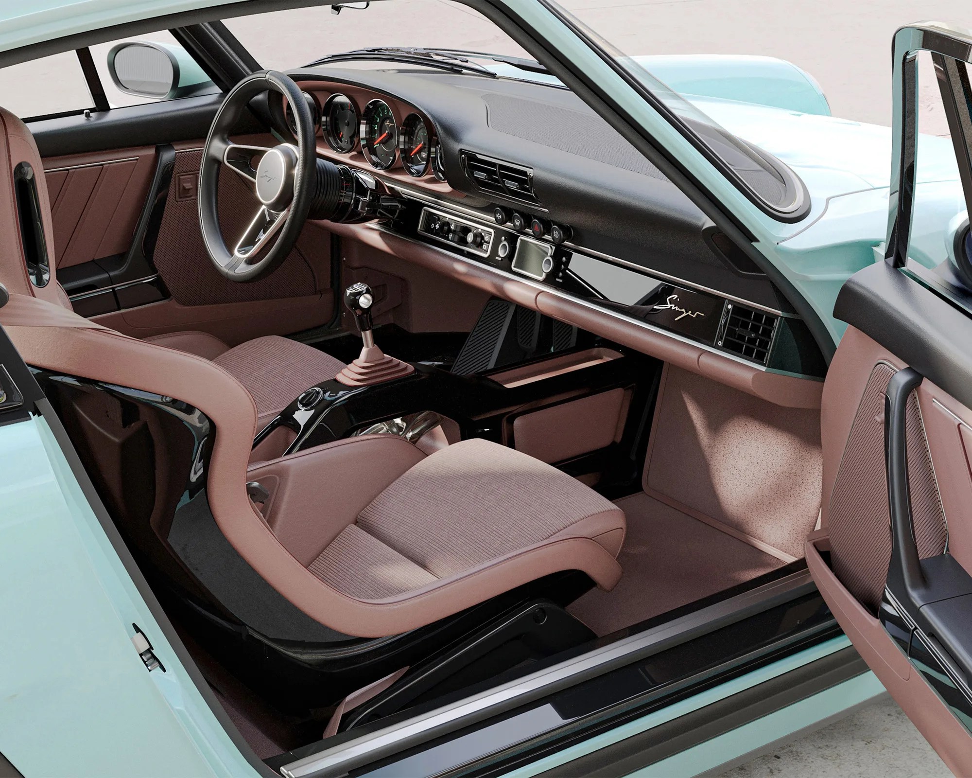 Porsche 911 Carrera Coupe Reimagined by Singer interior