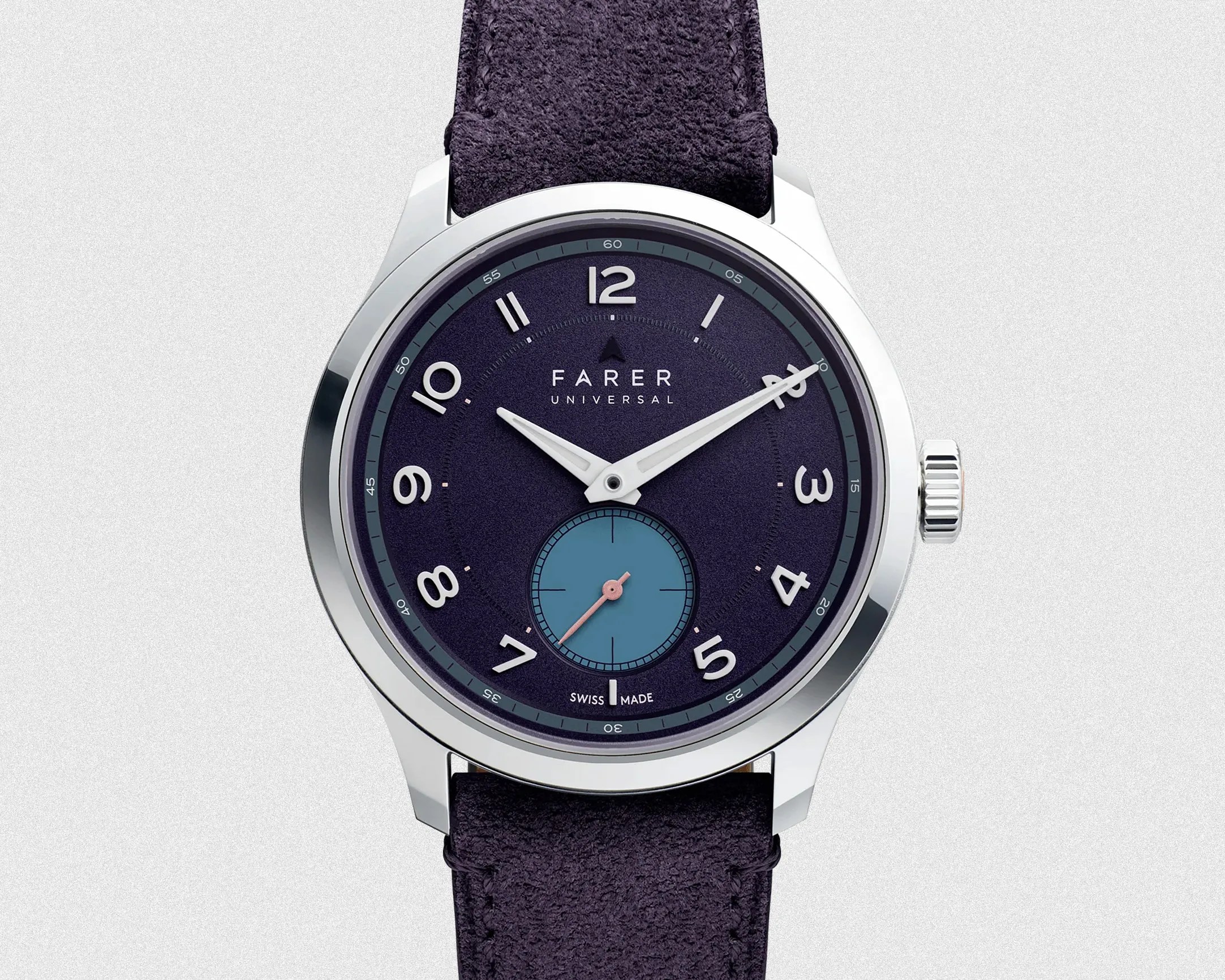 a purple dress watch