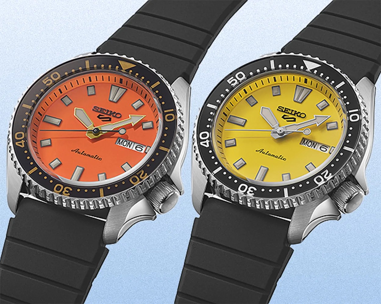 two seiko dive watches