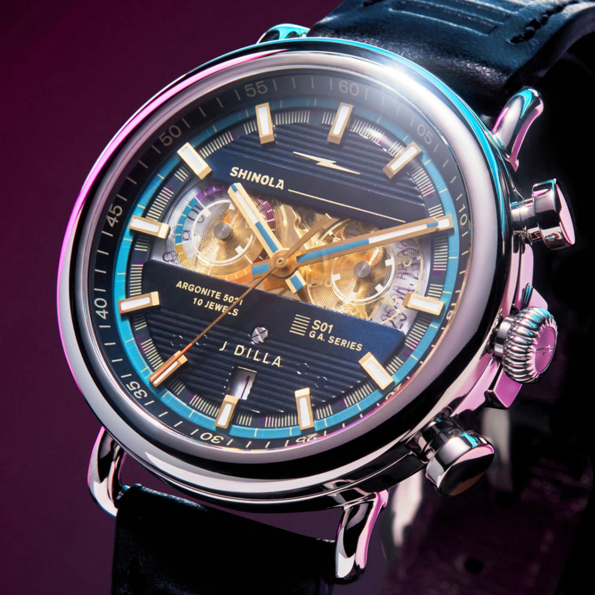 shinola x j dilla chrongraph embed