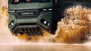 Torsus Praetorian Liberra Off Road RV driving through mud