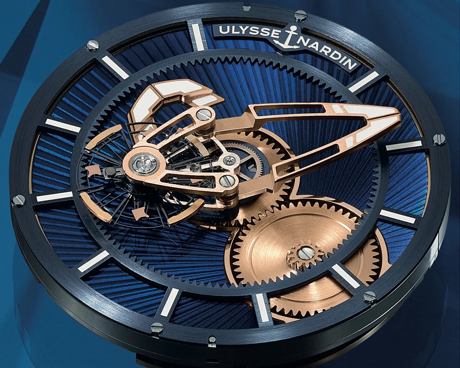 Ulysse Nardin FREAK [X GOLD ENAMEL] movement detail