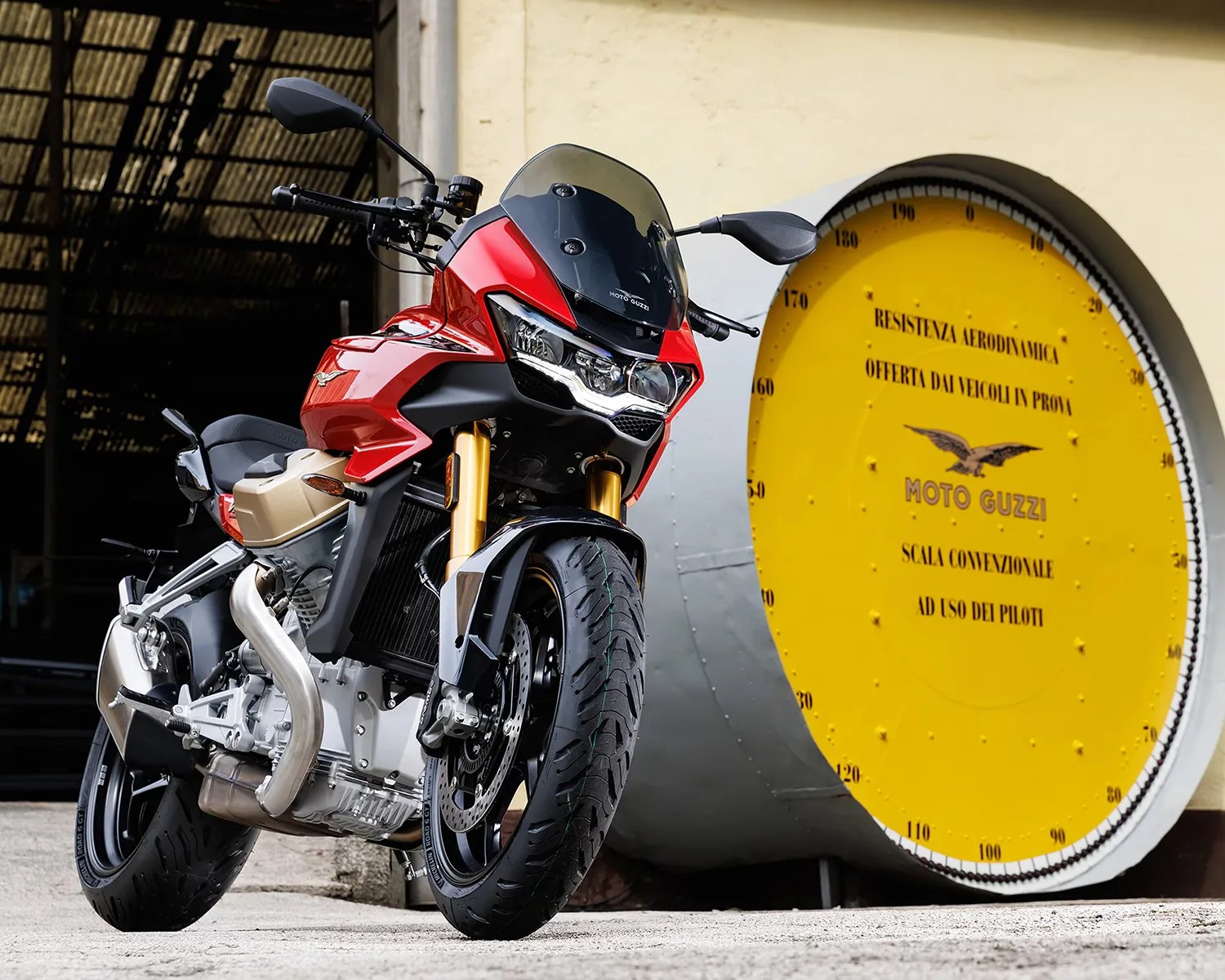 moto guzzi v100 mandello wind tunnel full