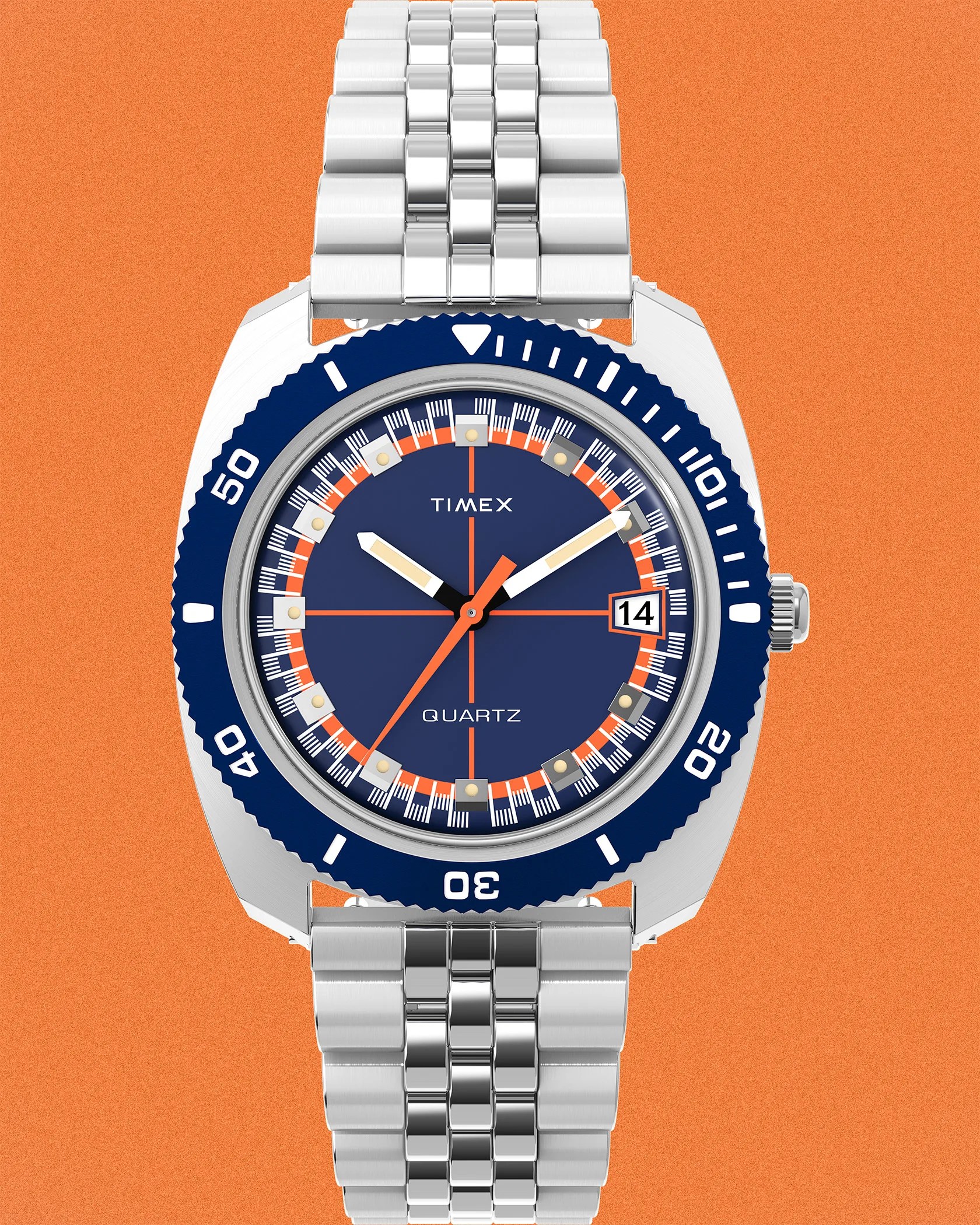 a Timex racing watch