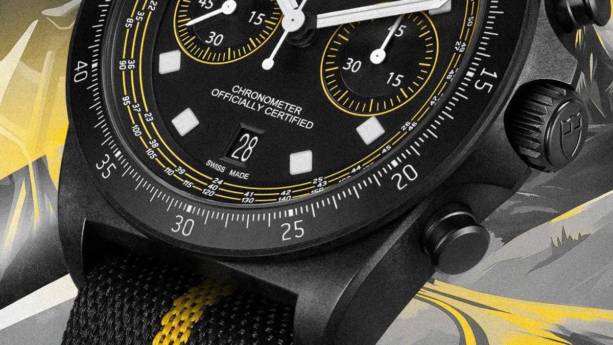 tudor pelagos fxd chrono yellow macro