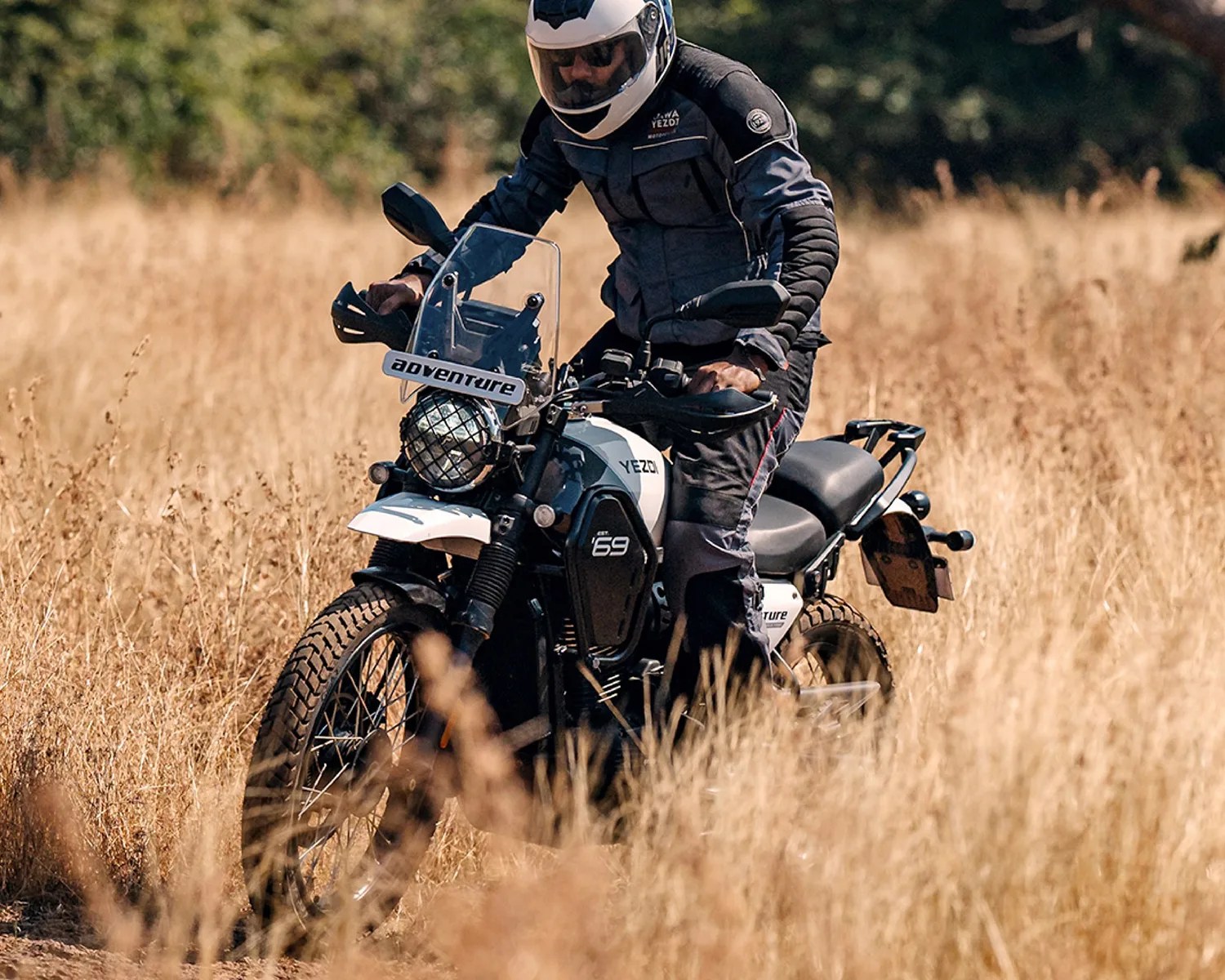 yezdi adv moto action