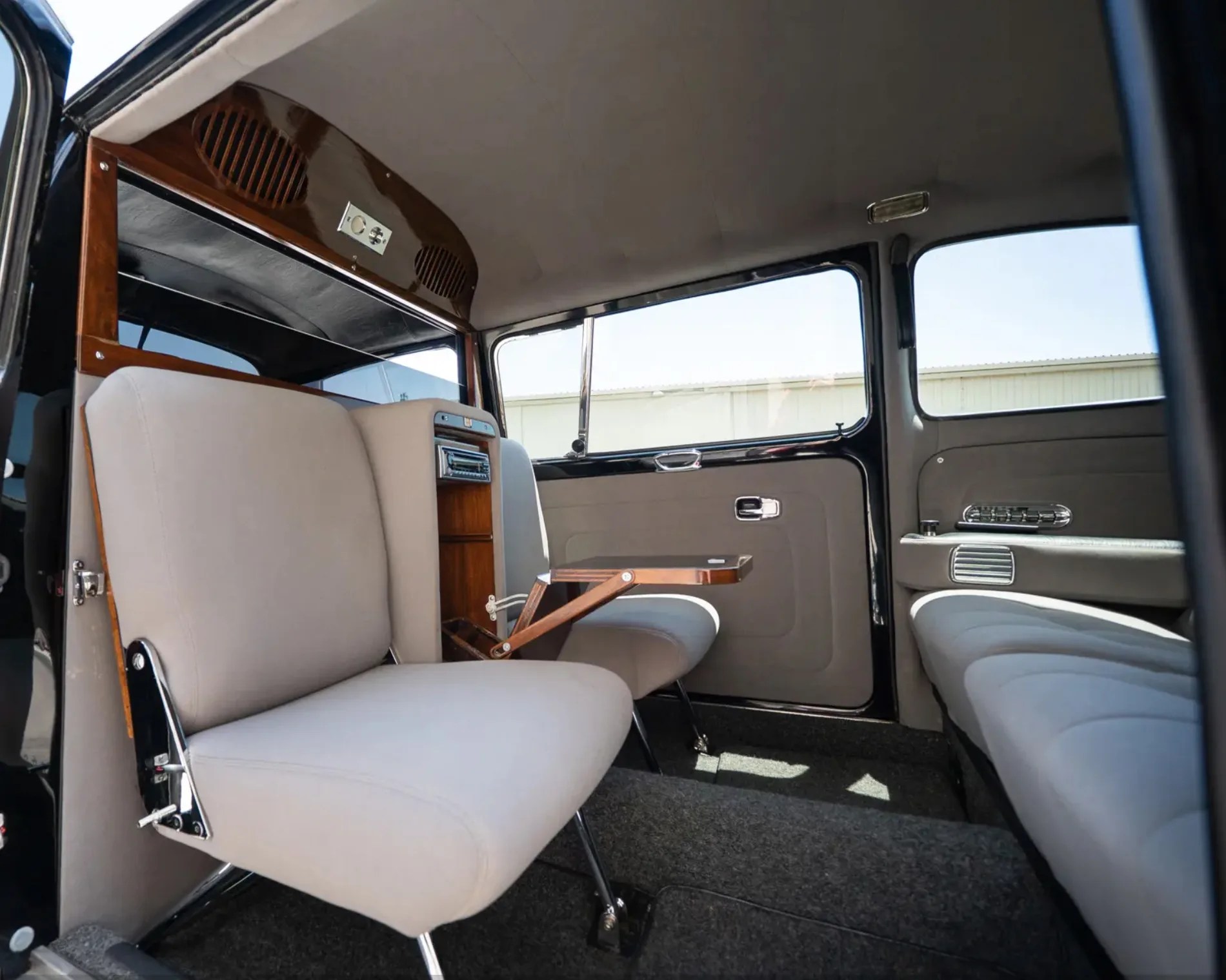interior of volkswagen beetle limo