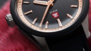 a Nodus watch with a black dial