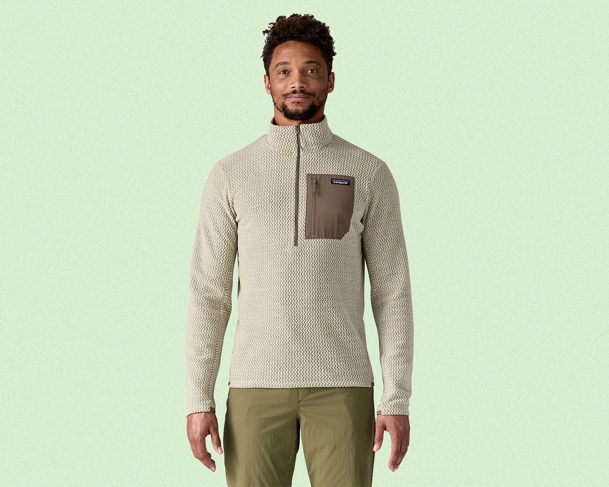 Patagonia R1 Air Fleece 2025 on model