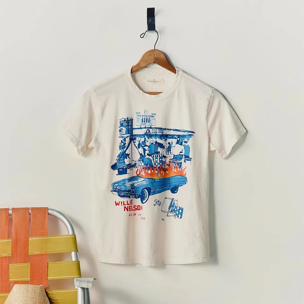 a willie nelson t-shirt