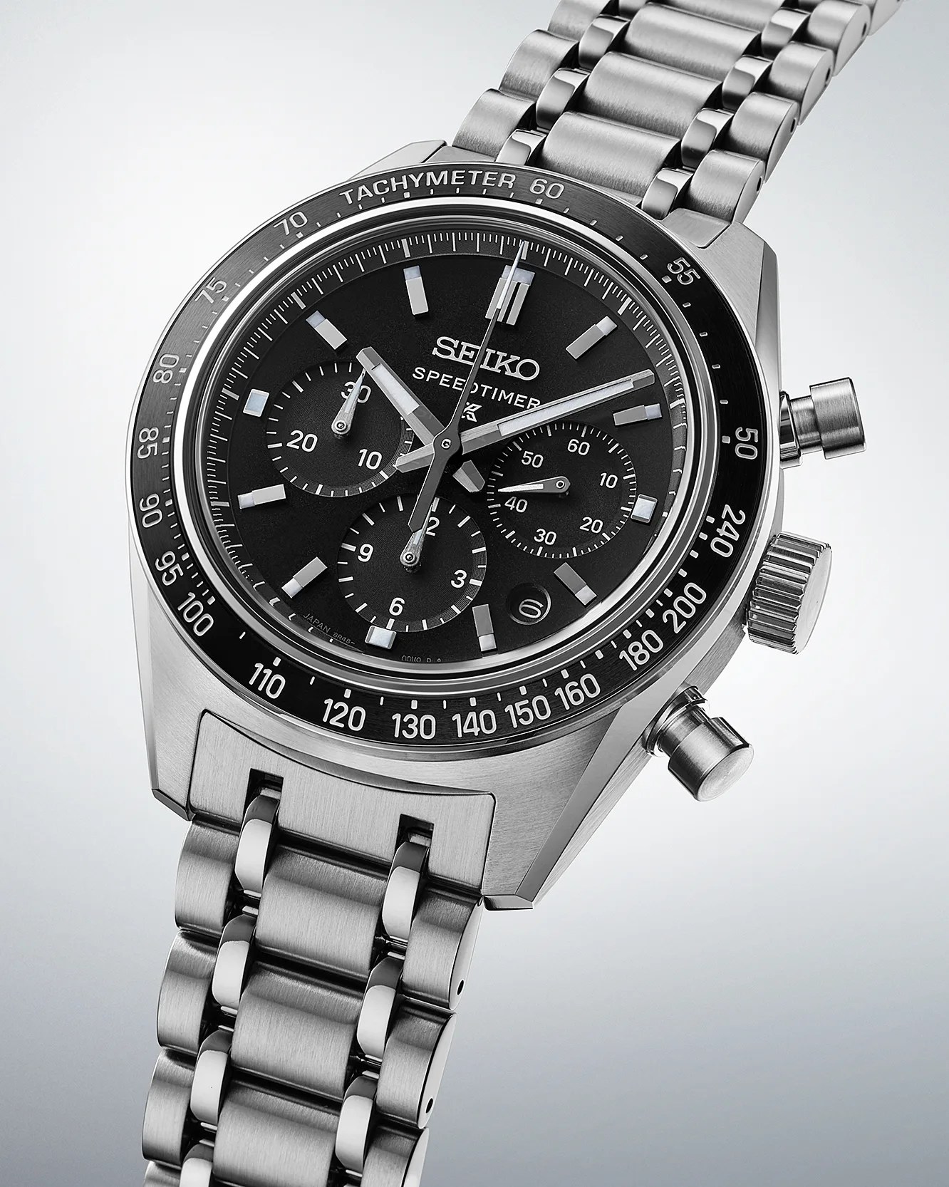a seiko speedtimer chronograph watch
