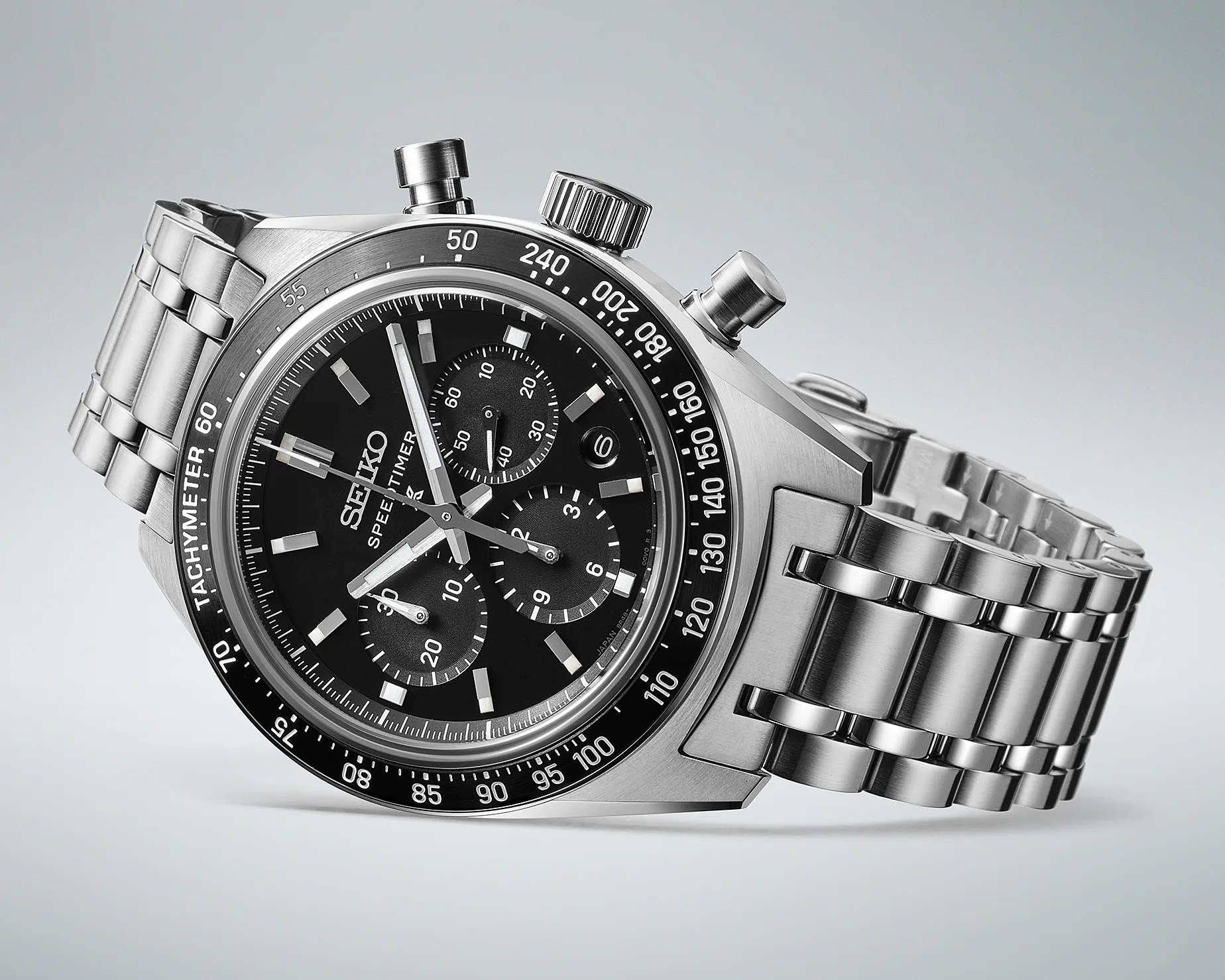 a Seiko speedtimer chronograph watch