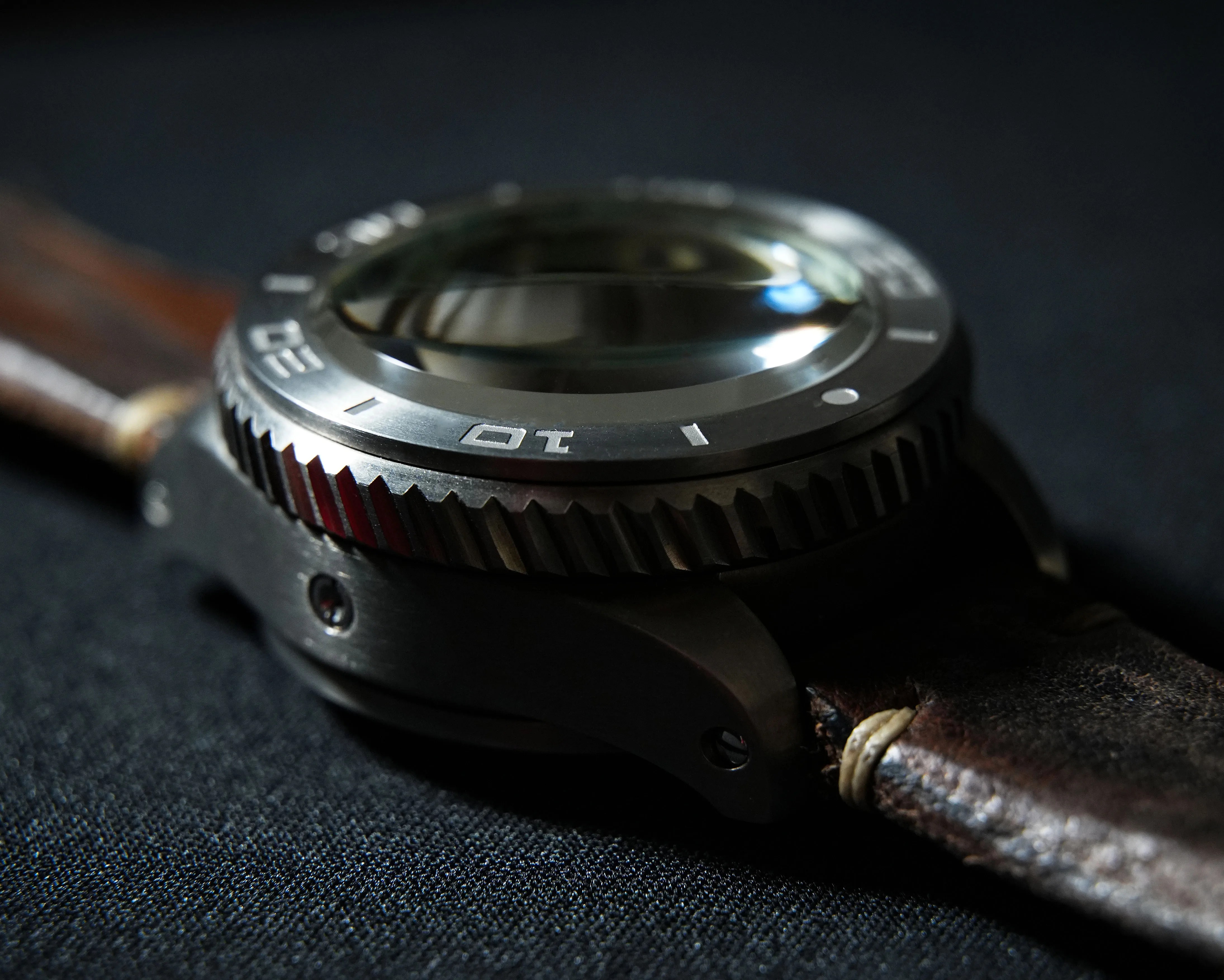 the case of a U-Boat dive watch