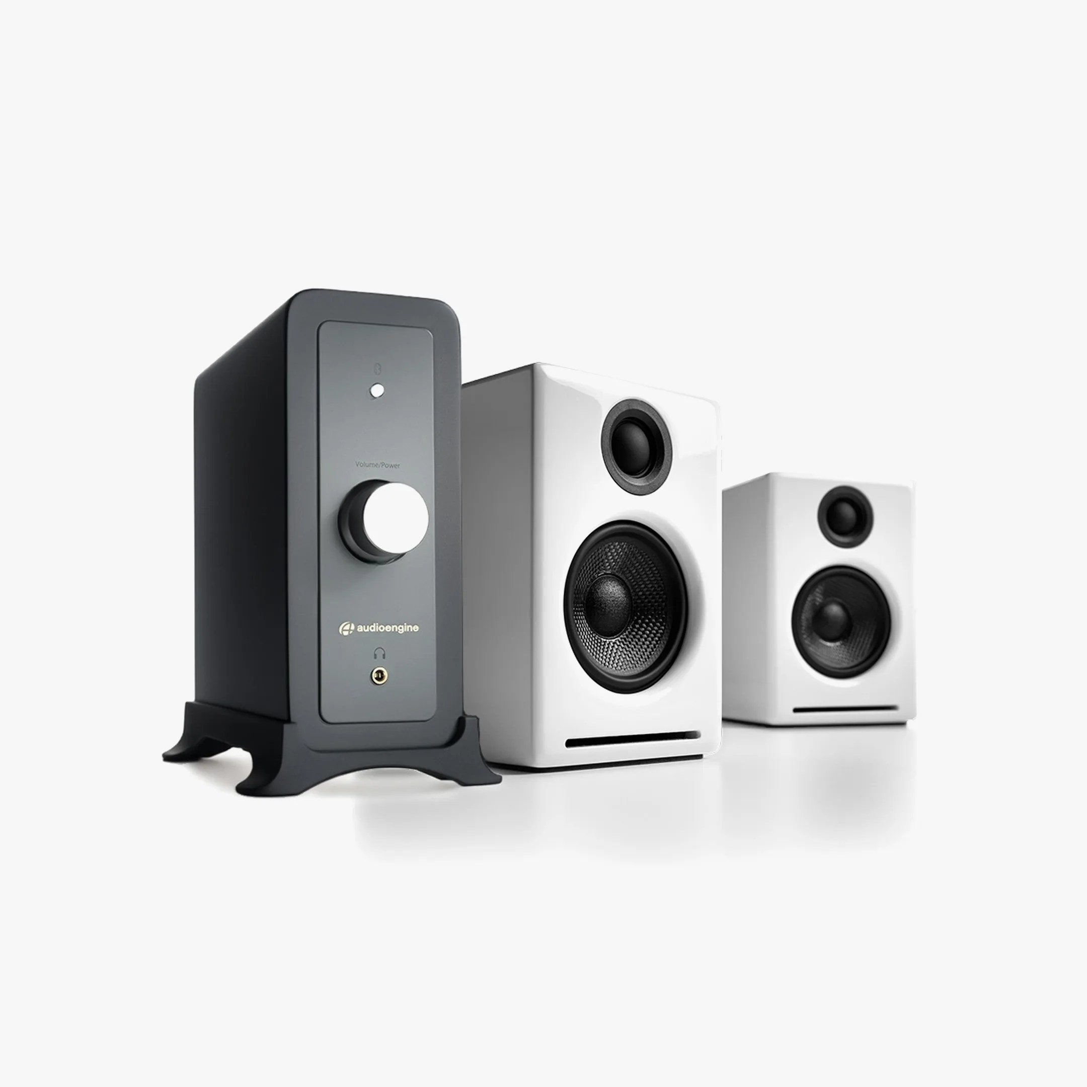 Bộ loa Audioengine Desktop Flex Kit với bộ khuếch đại và loa bàn