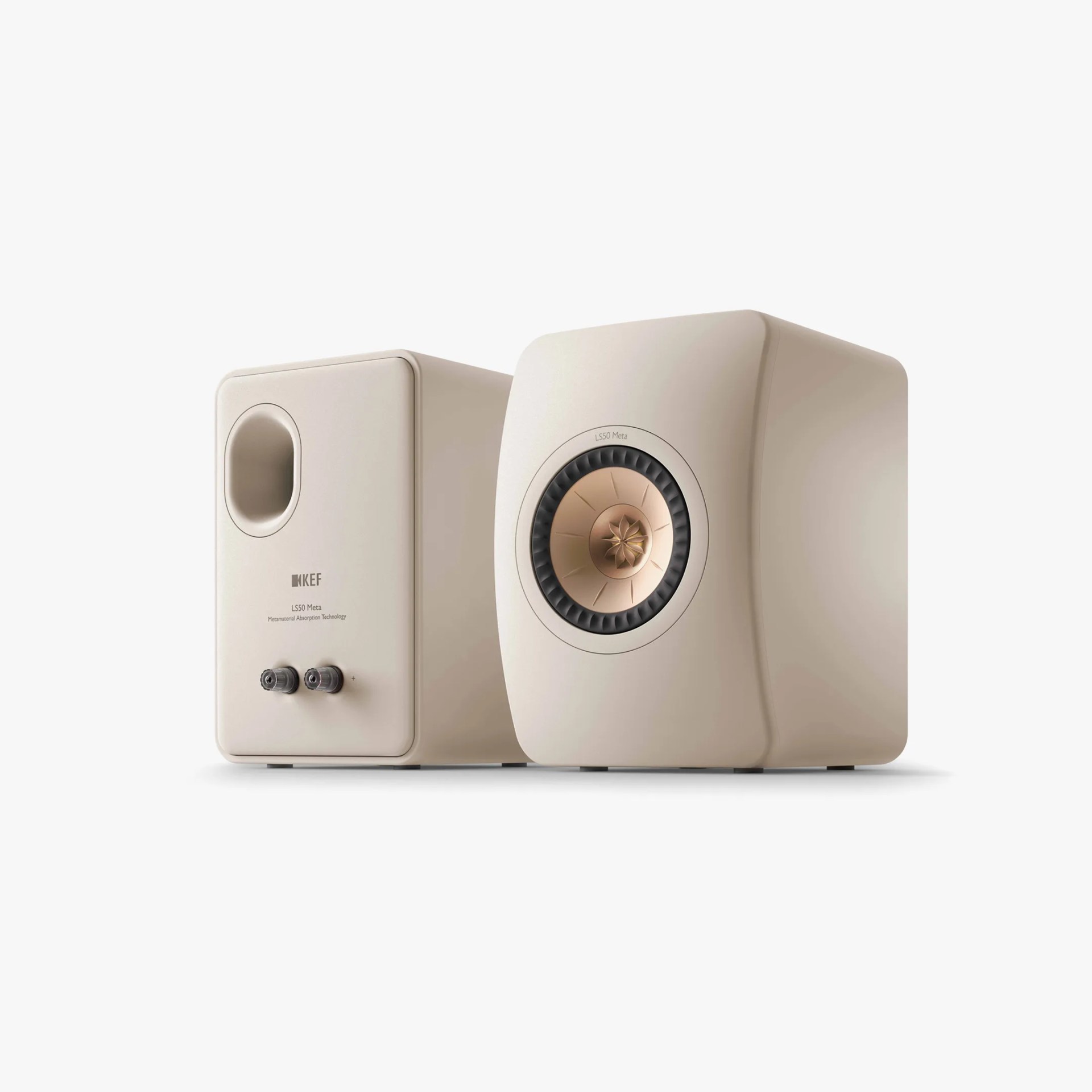 KEF LS50 Meta in Sand Shell