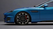 a close-up photo of an aston martin vanquish front end