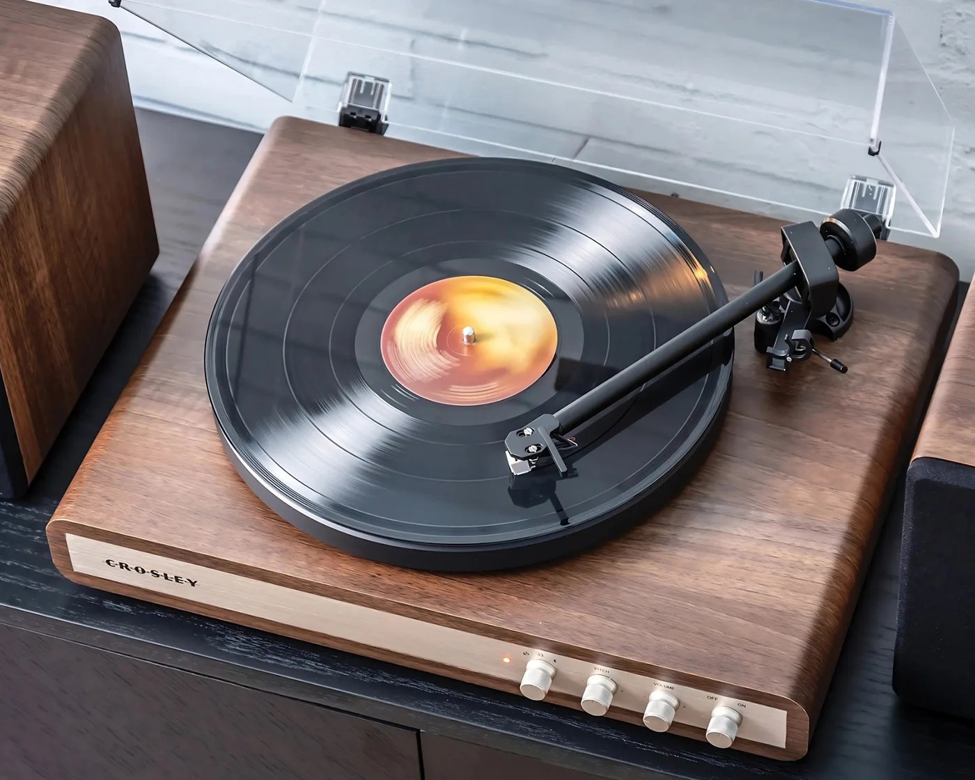 Crosley C65 turntable and speaker system