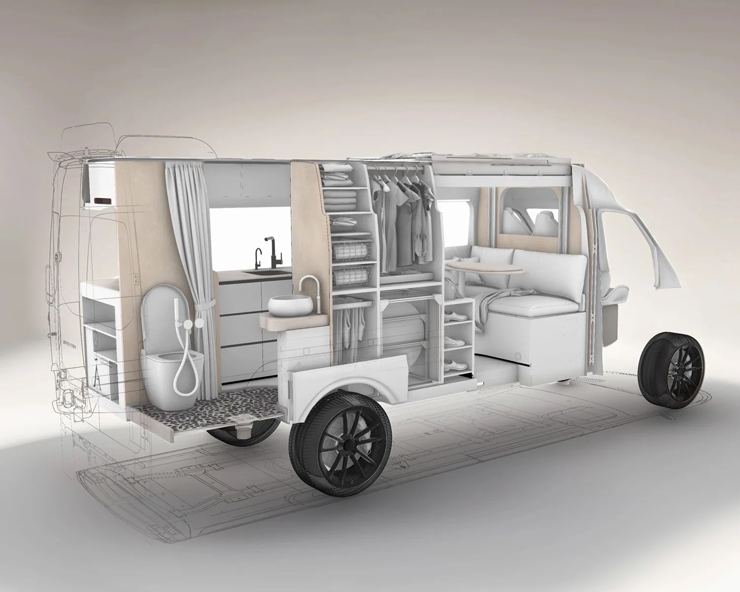 robeta ananya glampervan layout