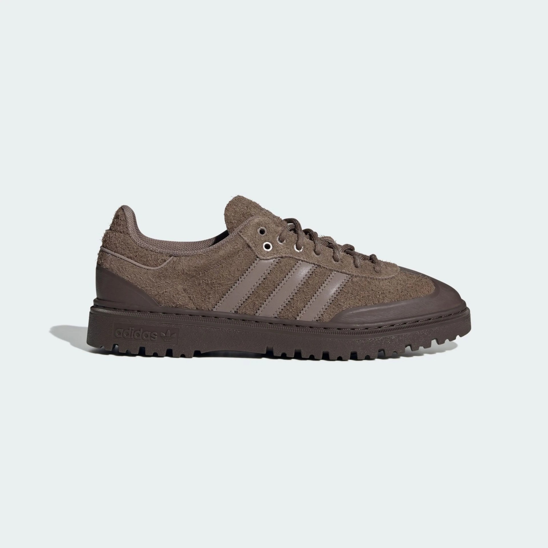 adidas gazelle silver green womens ADIDAS SAMBA ADV X KADER BLACK / BROWN / GUM main image 1