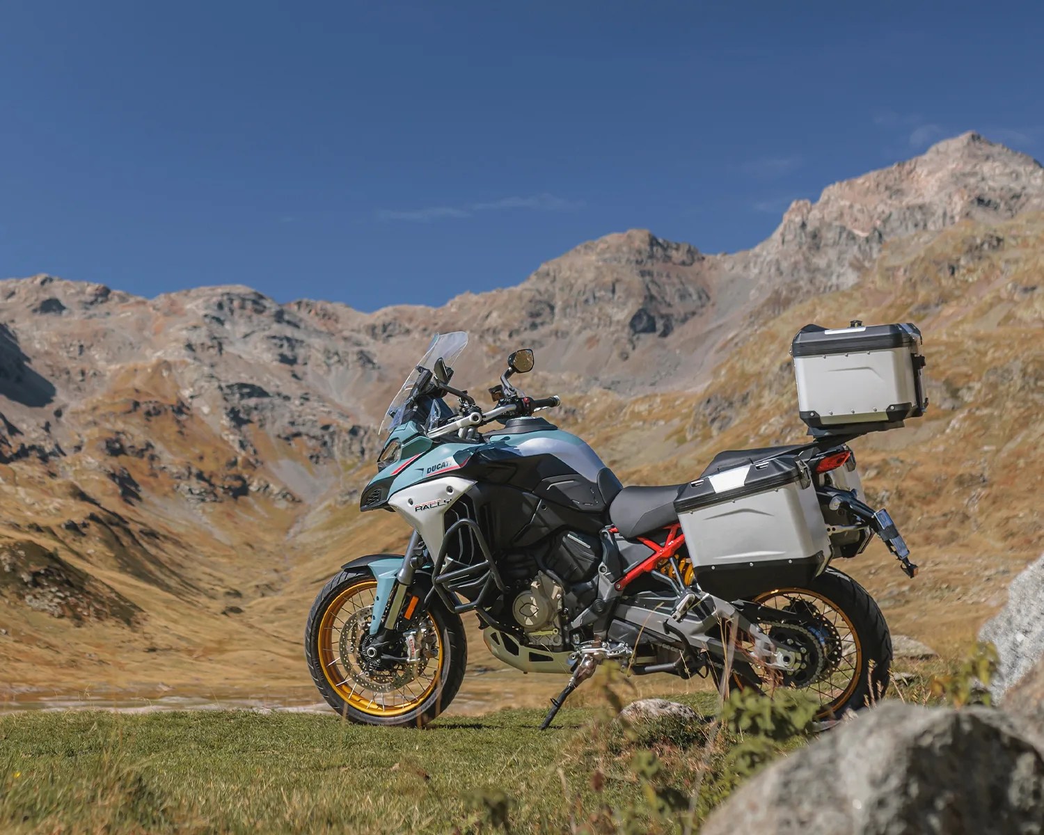 Ducati's Dazzling New Adventure Motorcycle Is Smarter Than Your