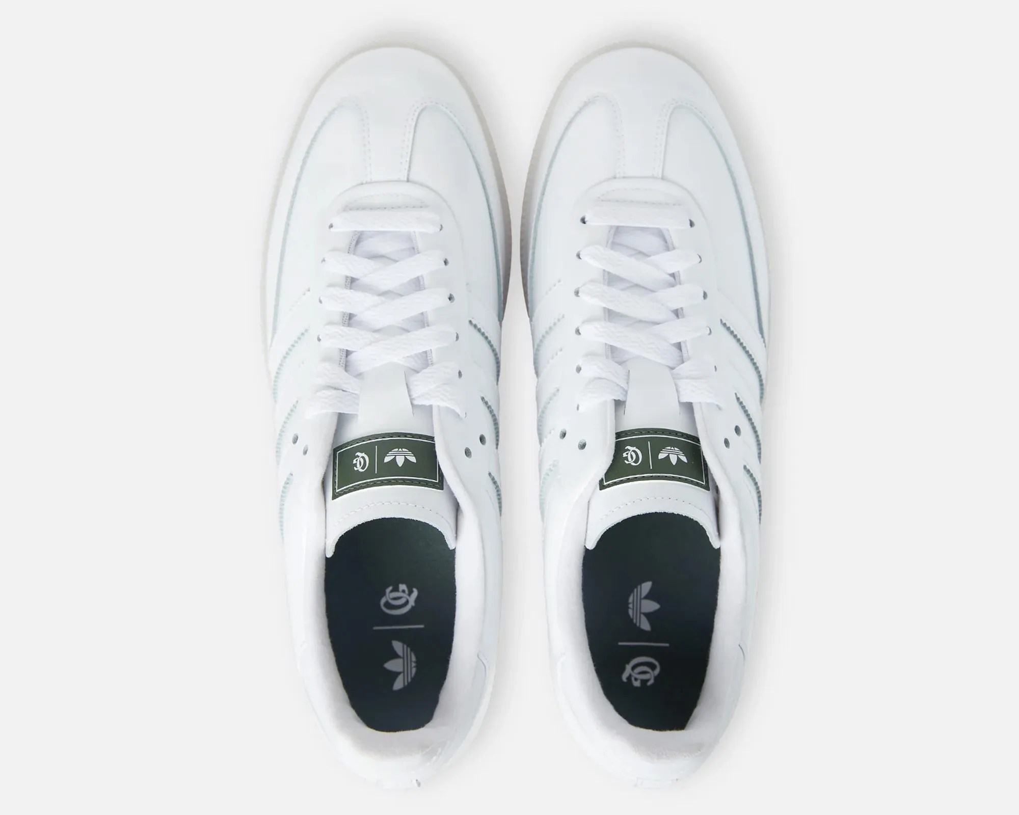 adidas gazelle silver green womens adidas Golf White/Black Samba Spikeless Shoes US 10 (UK 9) Mens main image 1